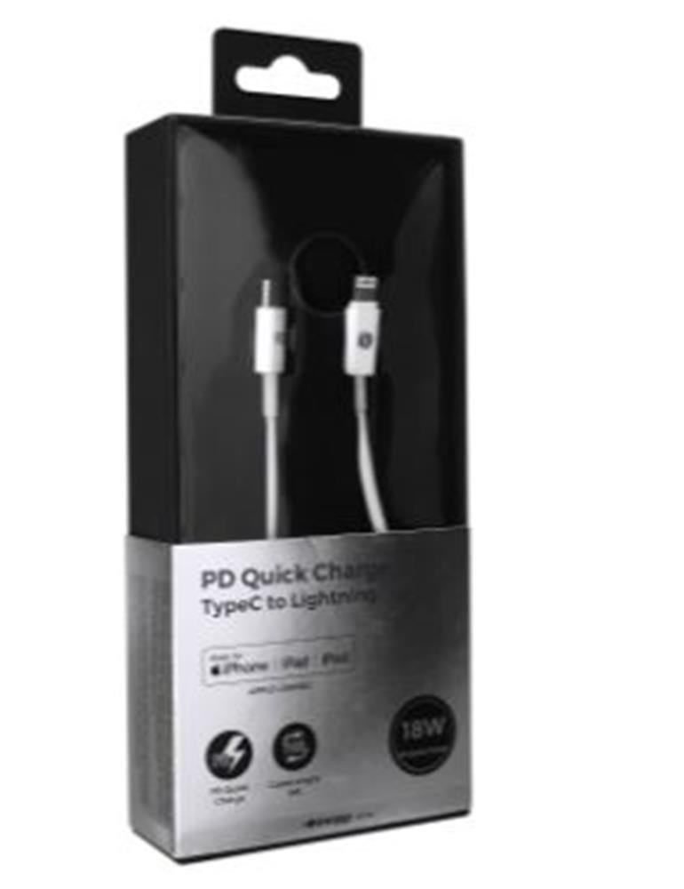 S-link IP-SW21 TypeC to Lightning C94 Lisanslı PD Hızlı Data + Şarj Kablosu