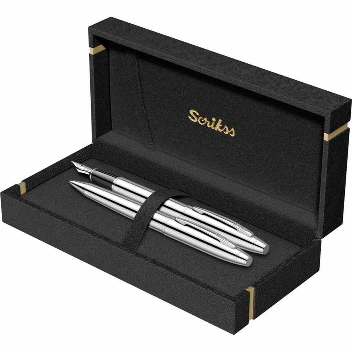 Scrikss 35 Dolmakalem+Tükenmez Kalem Takim Krom