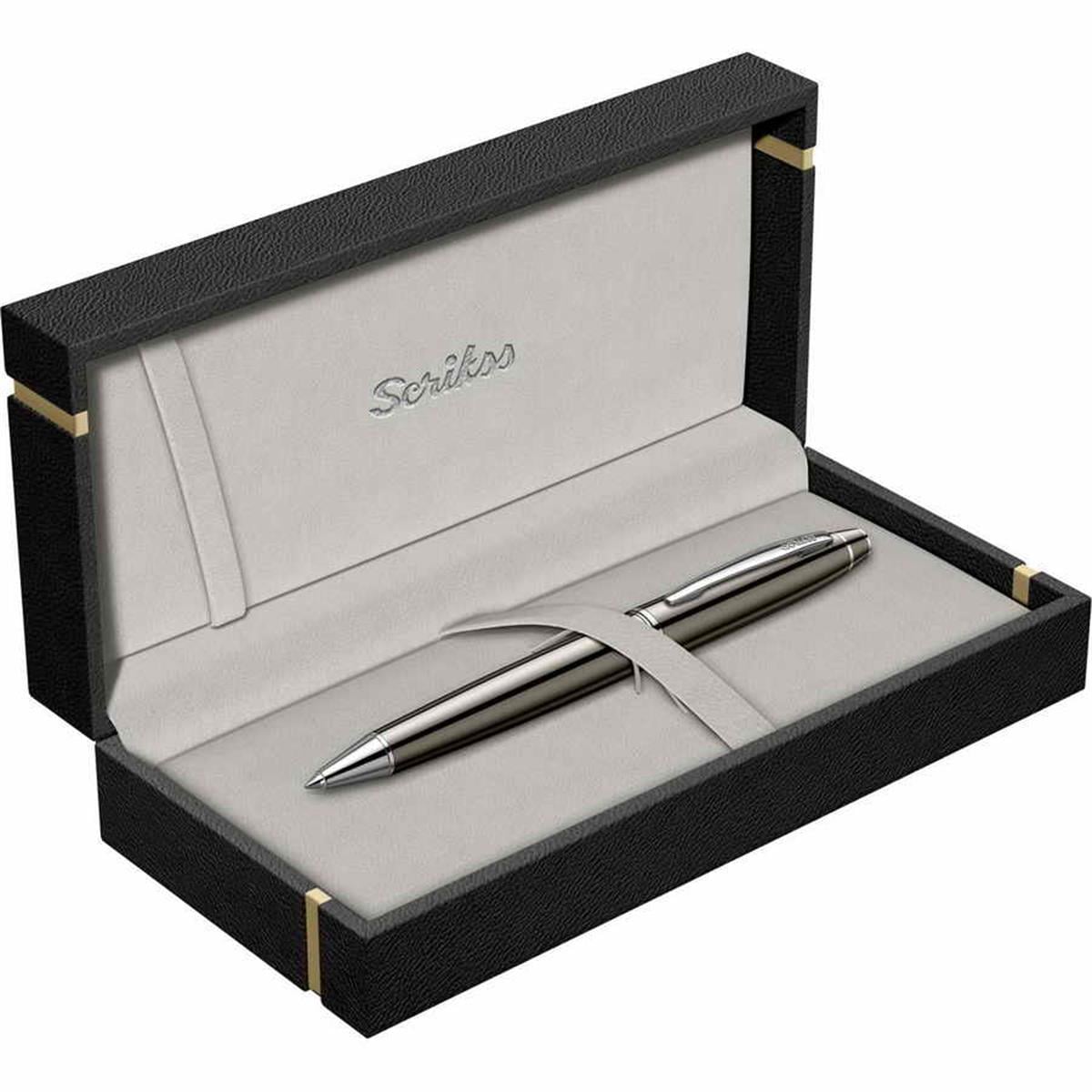 Scrikss 35 Tükenmez Kalem Titanium Lüks Kutuda