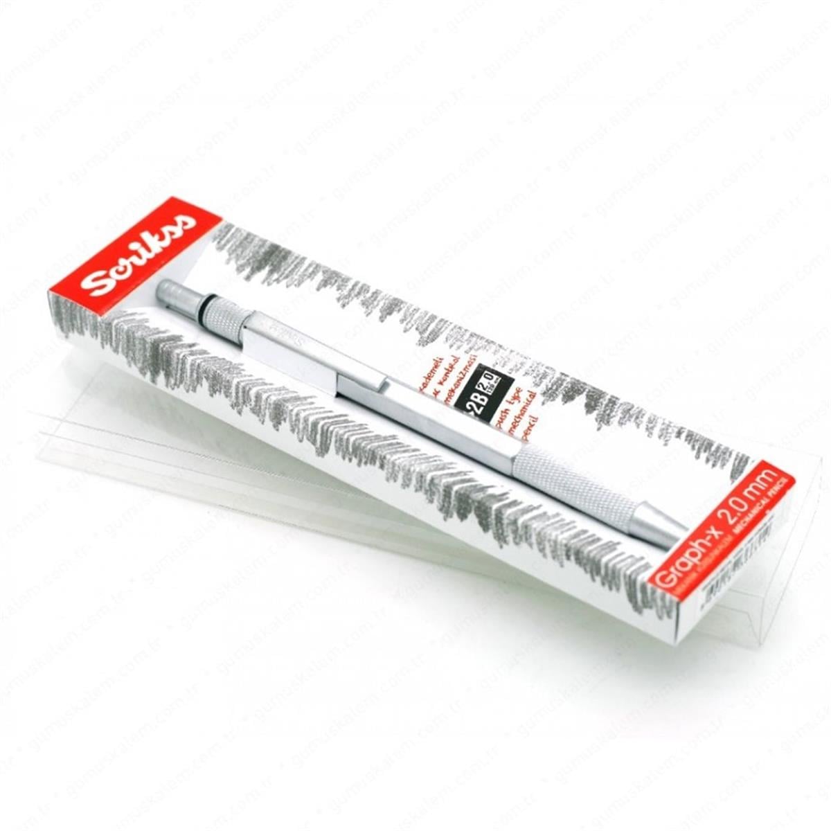 Scrikss Graph-X Metal Versatil 2.00 Mm Gümüs Gri Seffaf Ambalaj