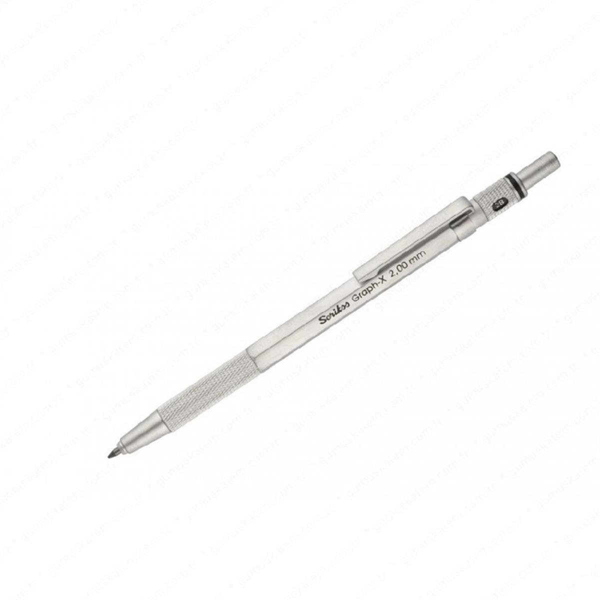 Scrikss Graph-X Metal Versatil 2.00 Mm Gümüs Gri Seffaf Ambalaj