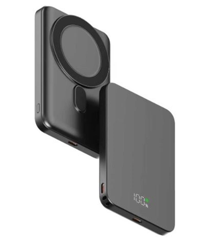Snapron SNP-3020 Slim PD 22.5W Hızlı Şarj Lcd Ekran Magsafe 5000 mAh Powerbank