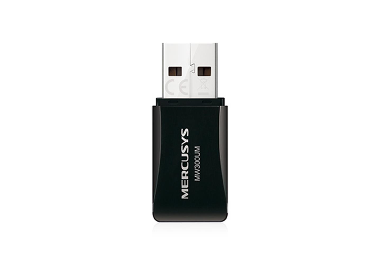 Tp-Link Mercusys MW300UM 300 Mbps Mini Kablosuz USB Adaptör