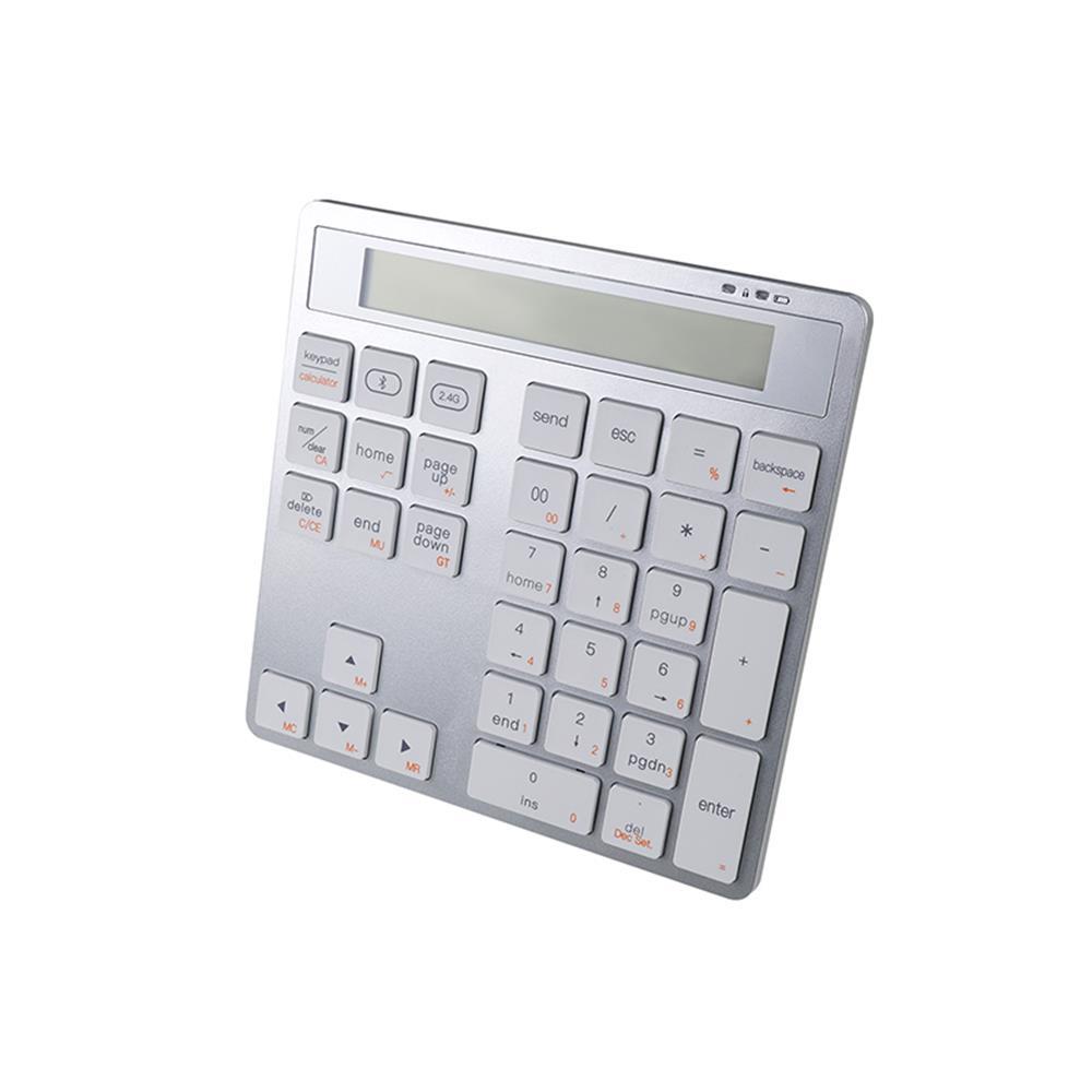 Vcom DK513-Silver Bluetooth 5.0 + 2.4G Masa Üstü Hesap Makinesi