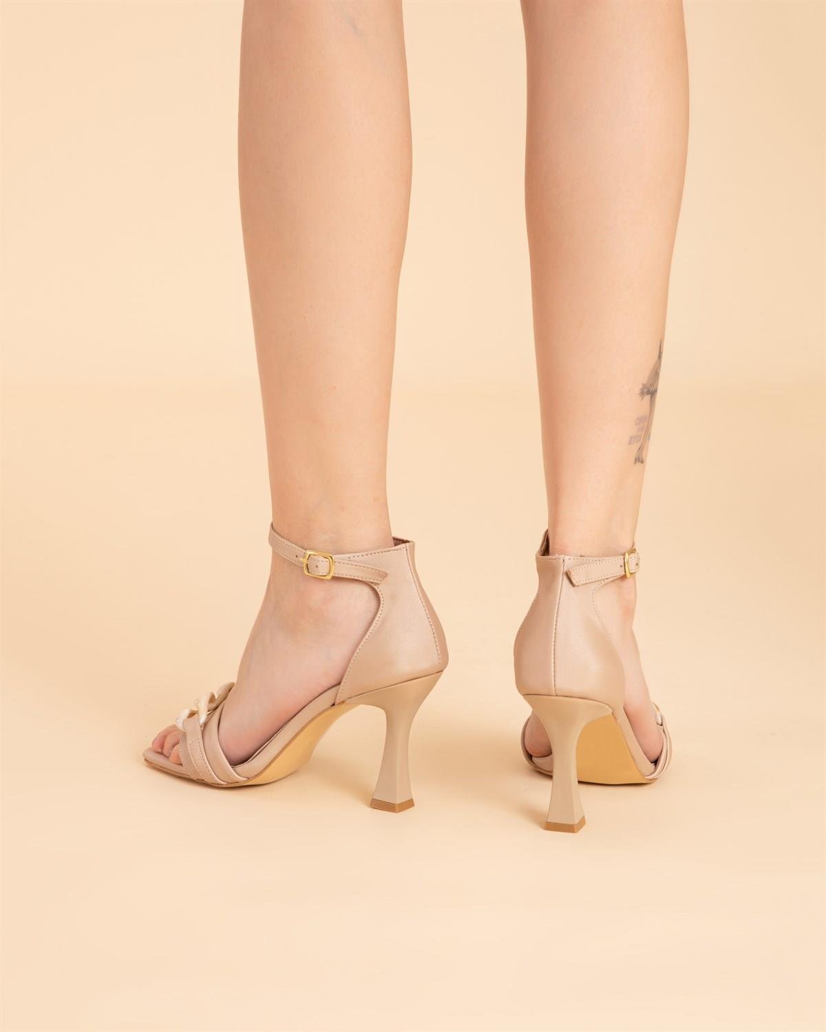 أحذية عالية الكعب مسائية 9 سم