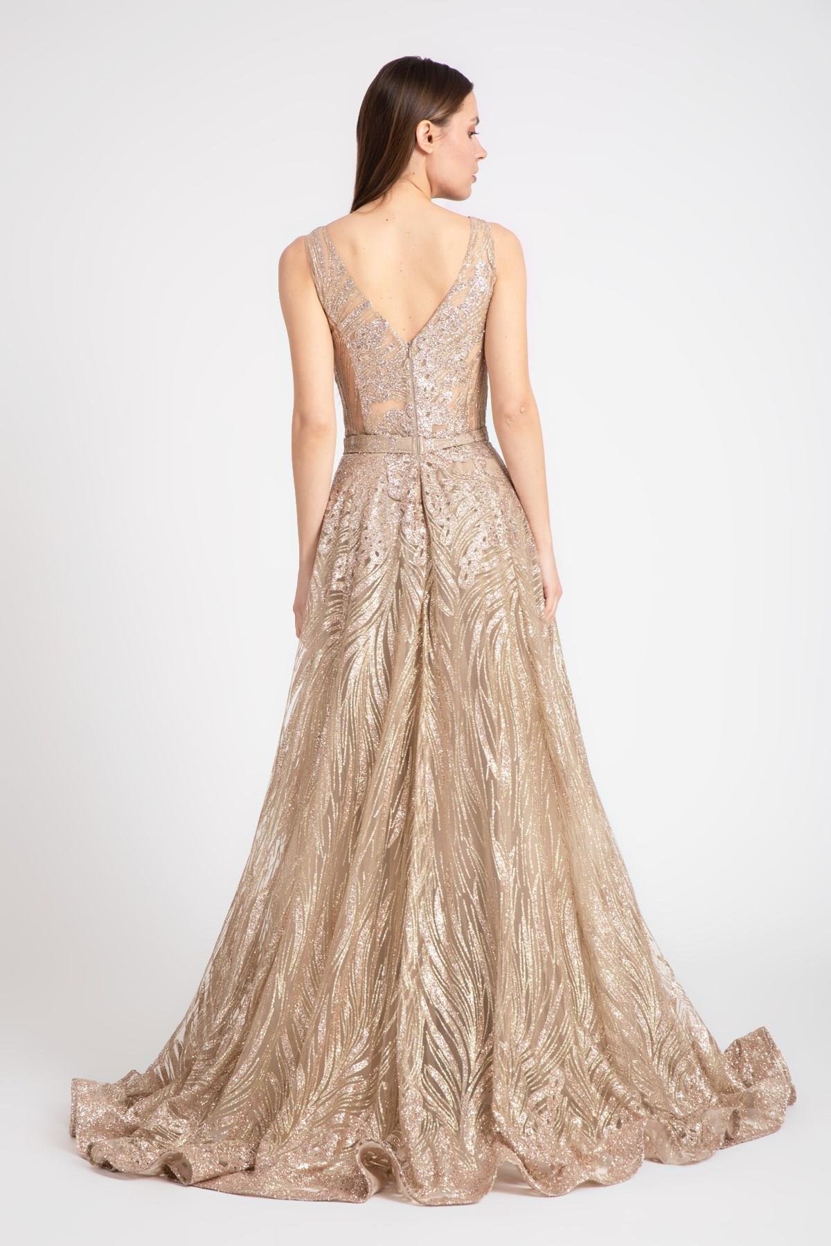 فستان السهرة 46-2107