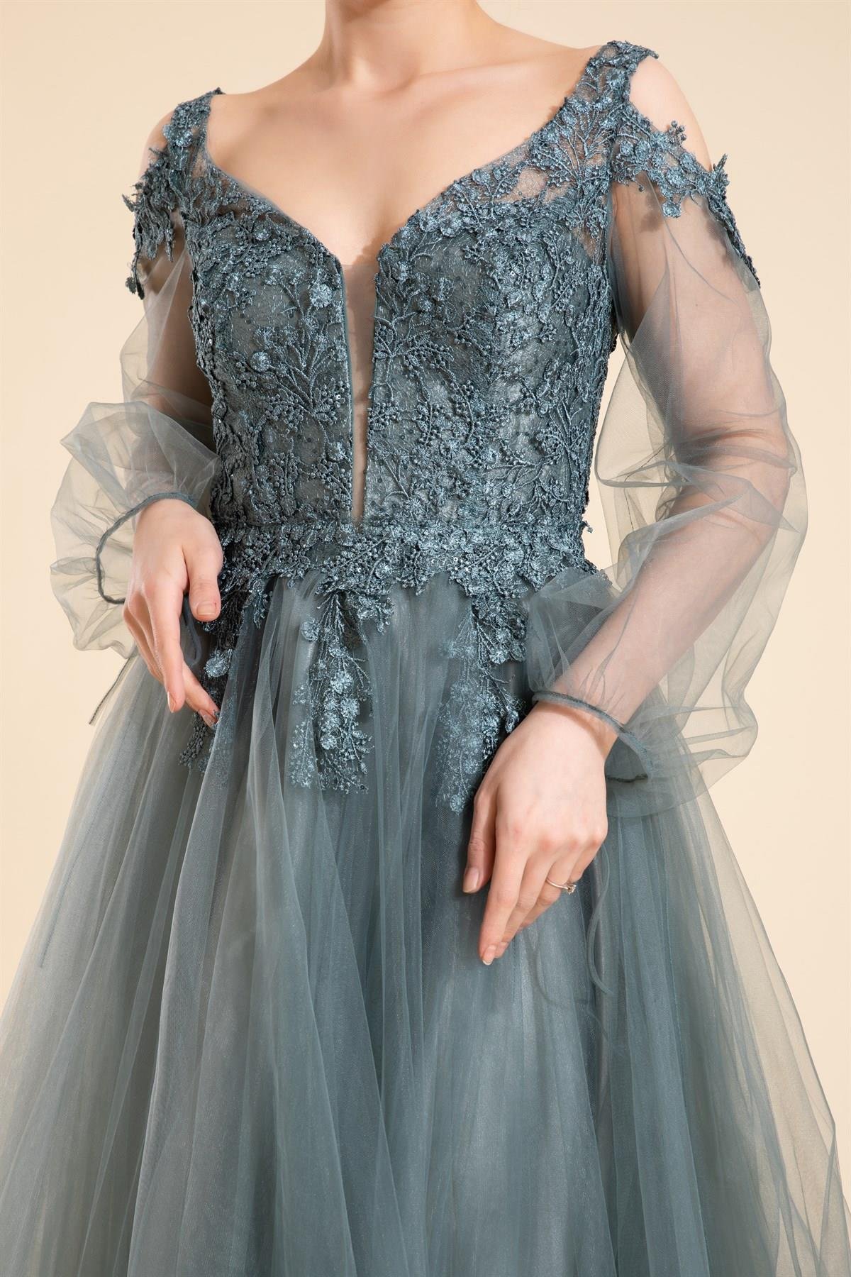 Nafide ABİYE ELBİSE 4904