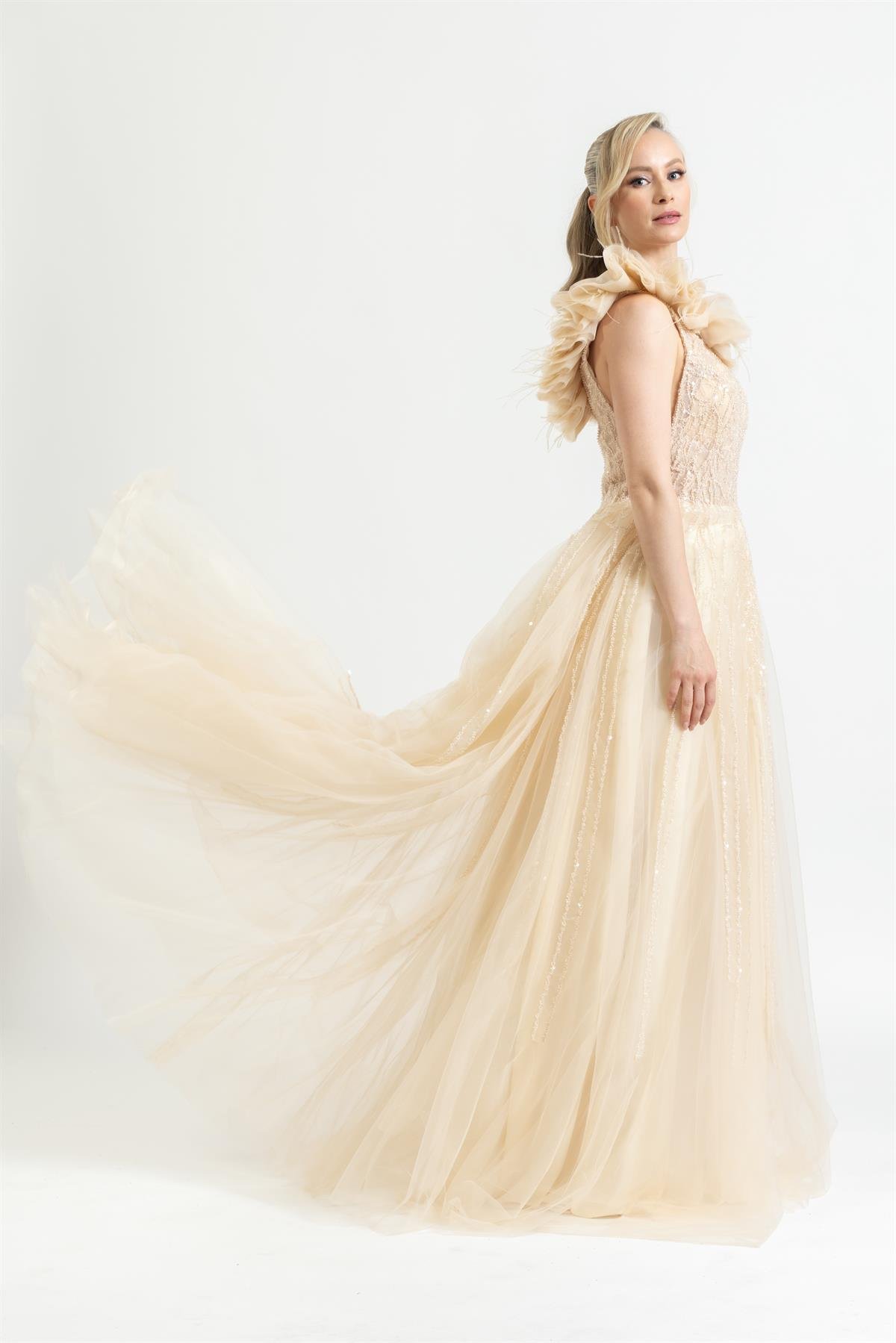 Nafide ABİYE ELBİSE -690-