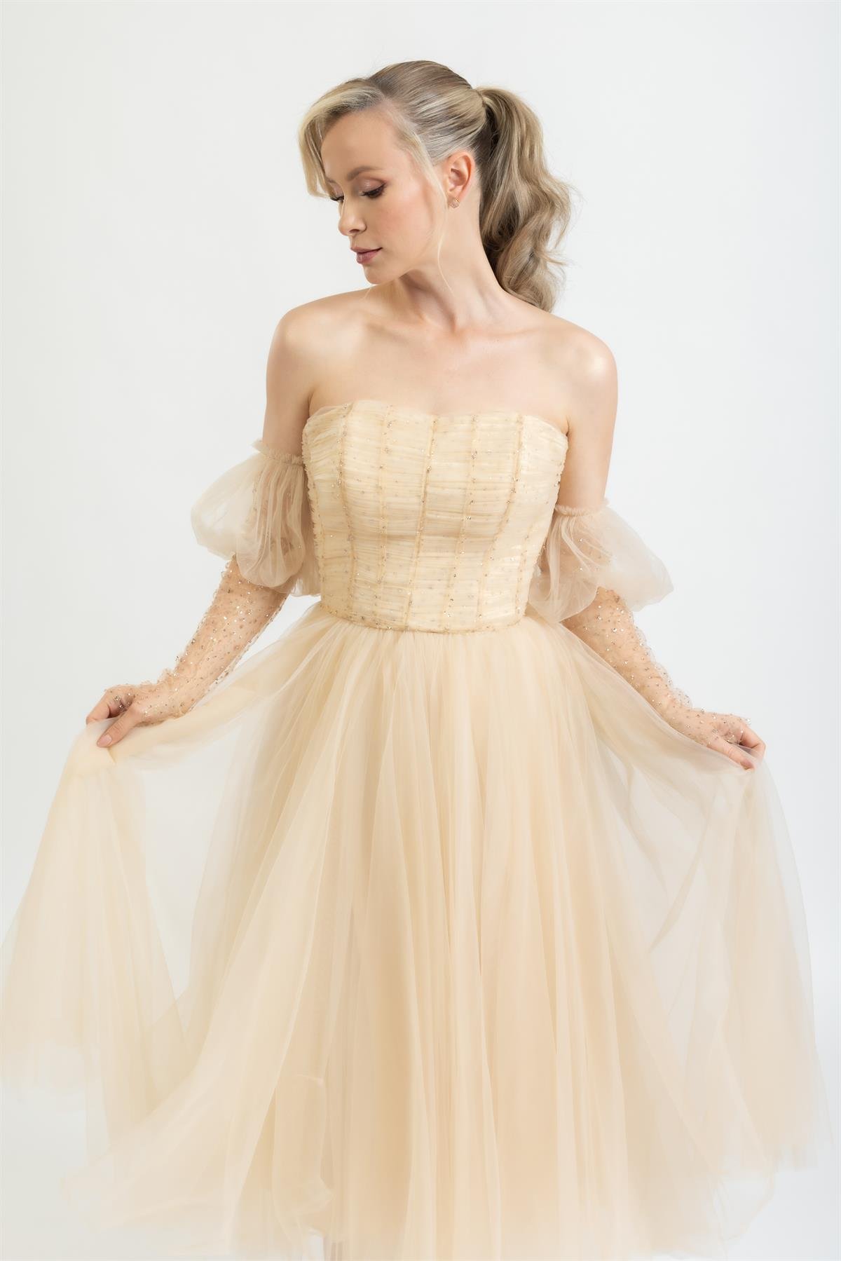 Nafide ABİYE ELBİSE -733-