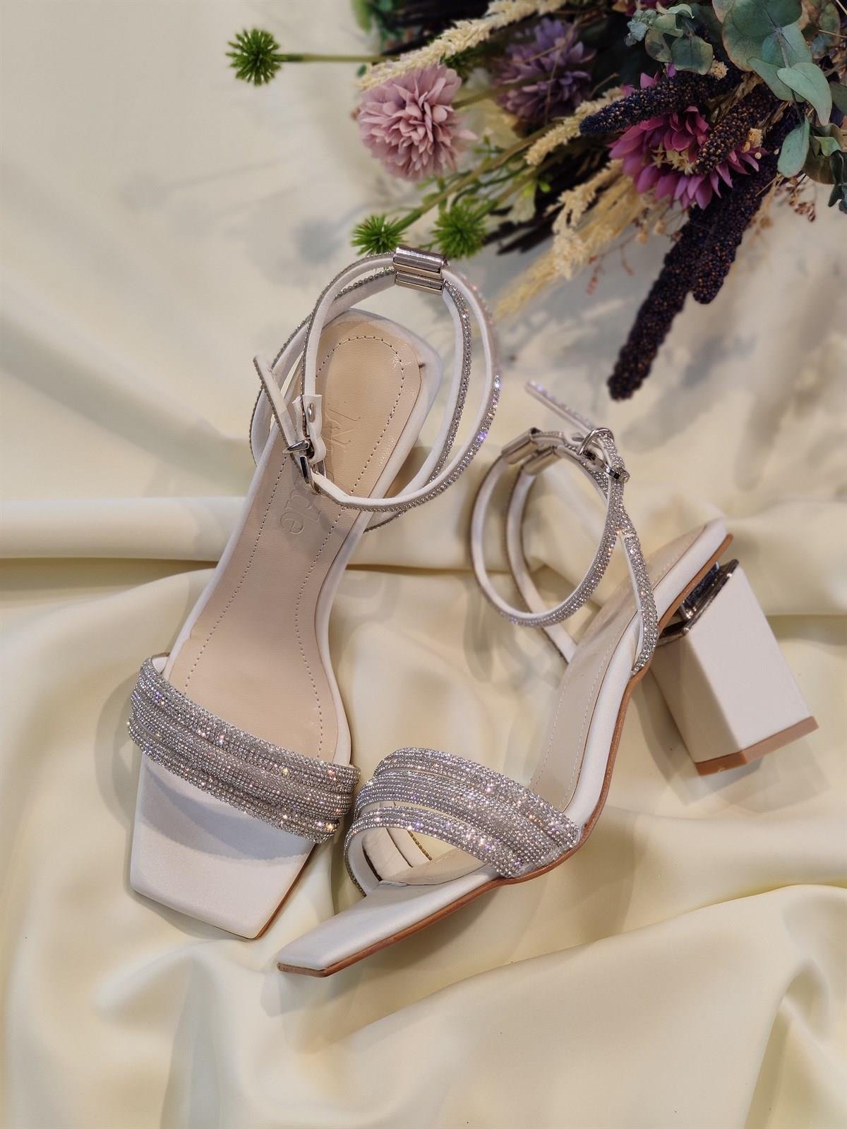 Nafide GELİN AYAKKABISI 8cm - P