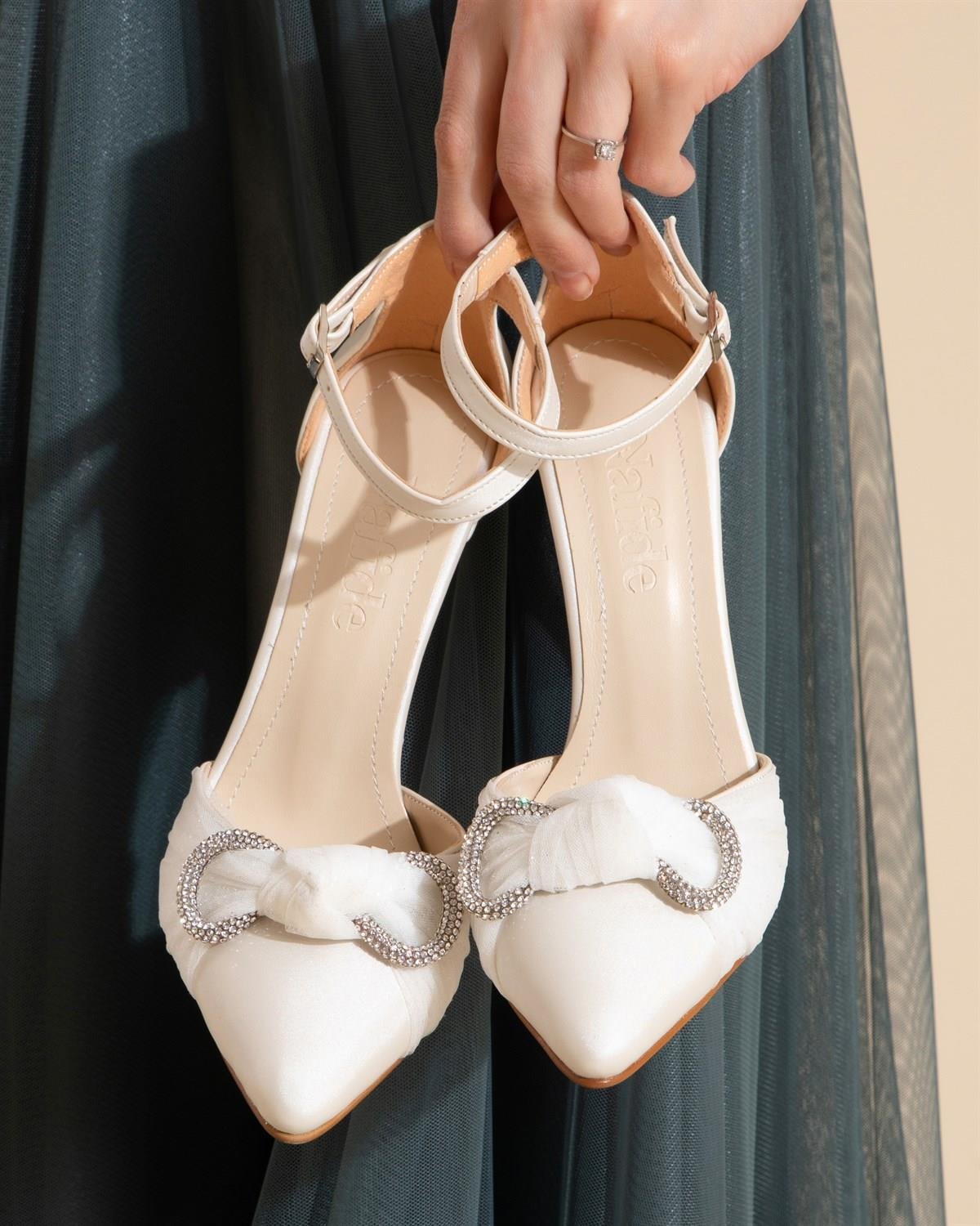 Nafide GELİN AYAKKABISI 9CM - P