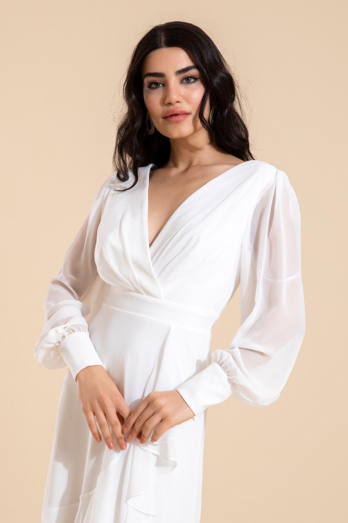 Nafide MİDİ ABİYE ELBİSE 0202 - 2117