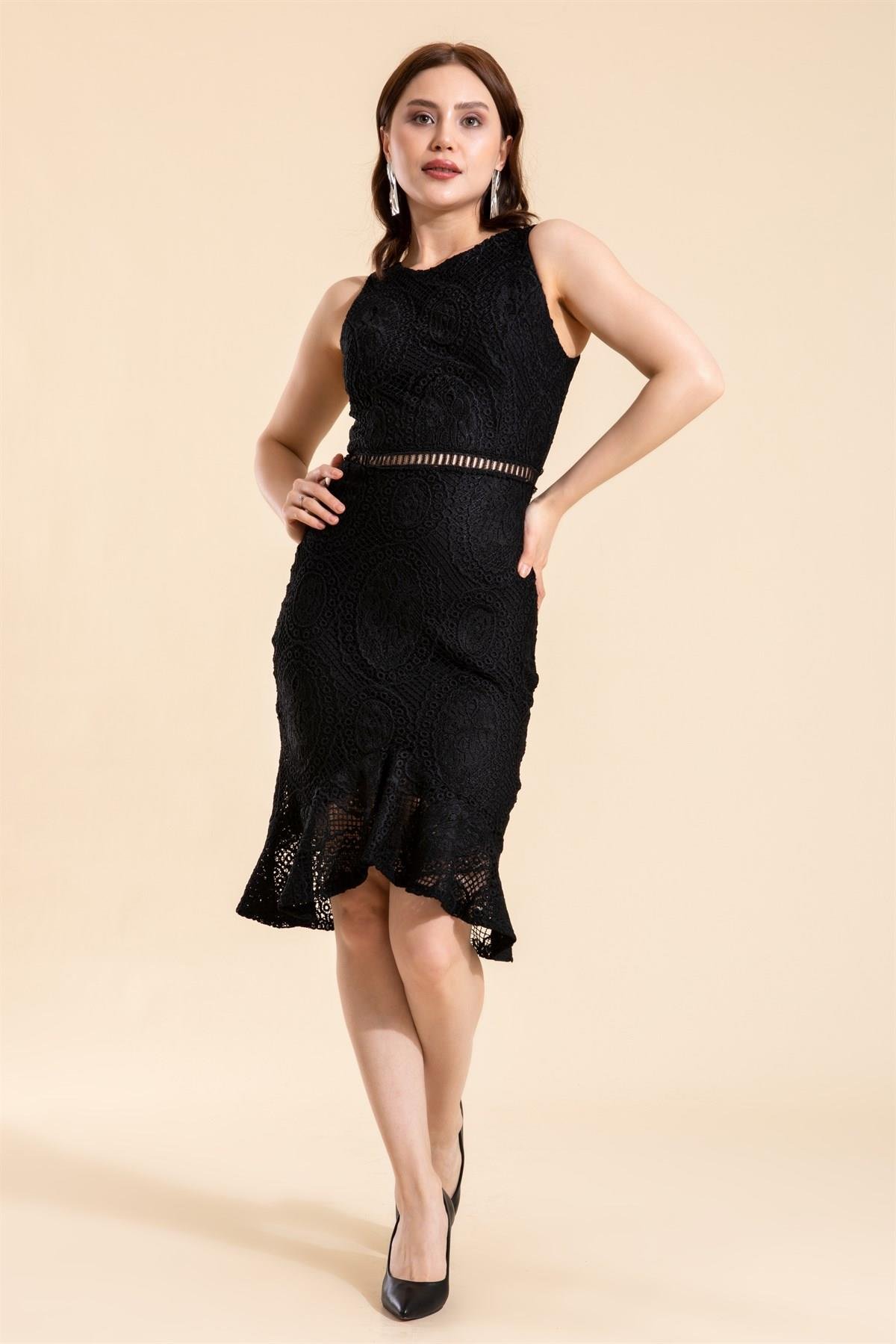 فستان سهرة ميدي 984