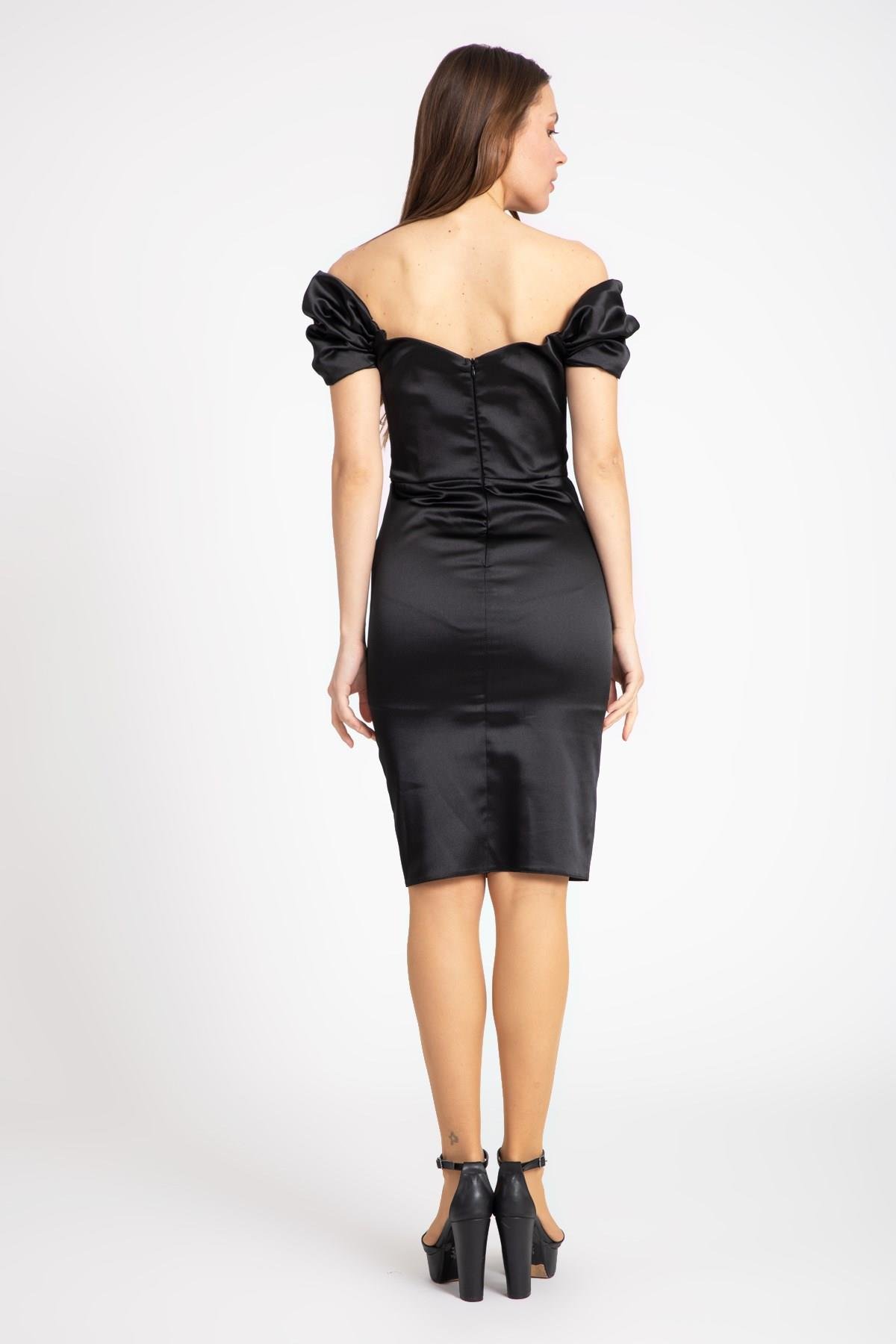 فستان الساتان -4956-