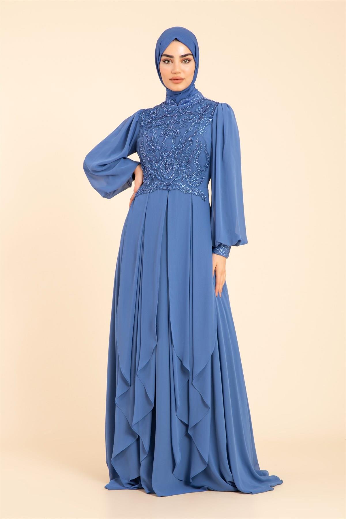 فستان السهرة الحجاب 1235