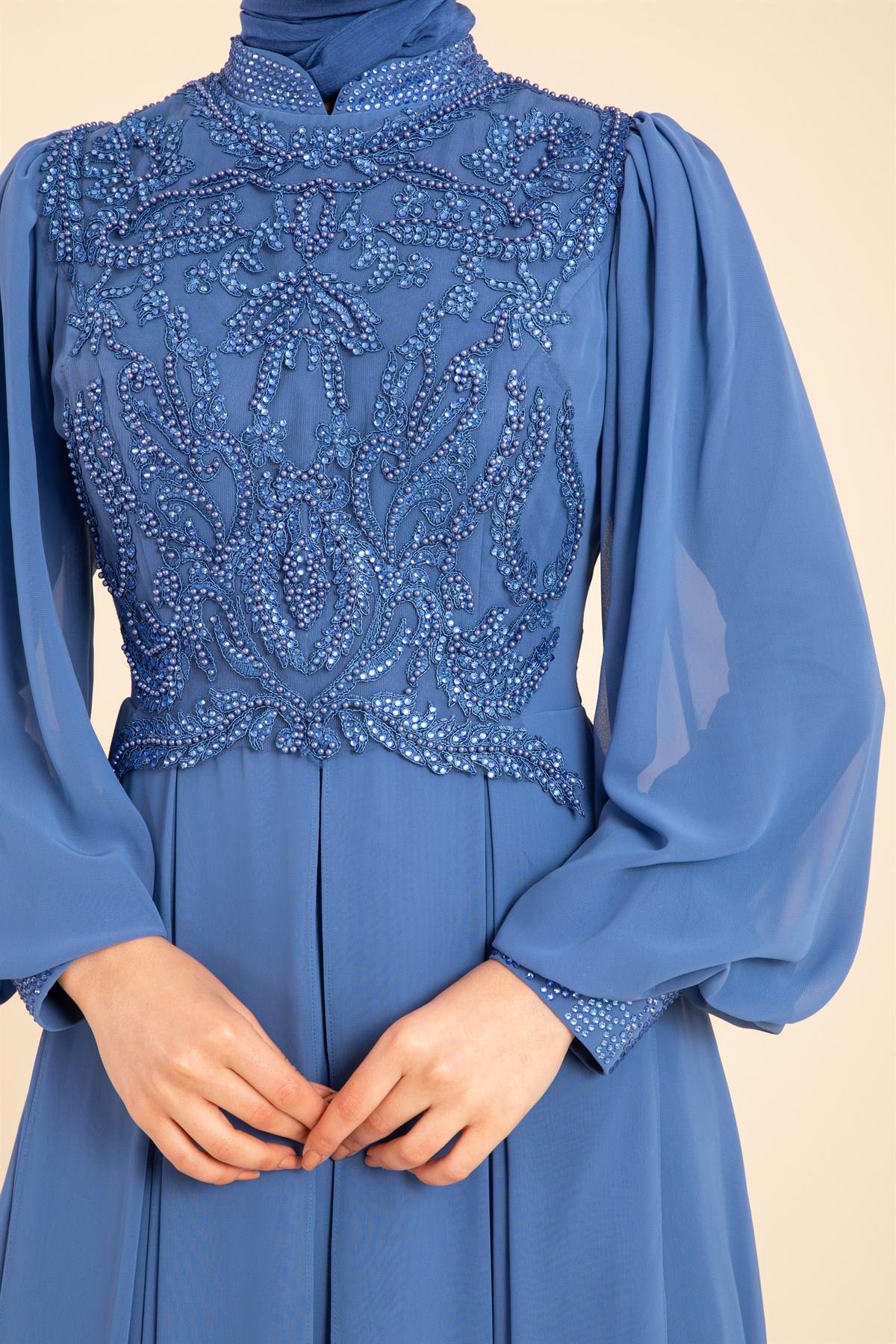 فستان السهرة الحجاب 1235