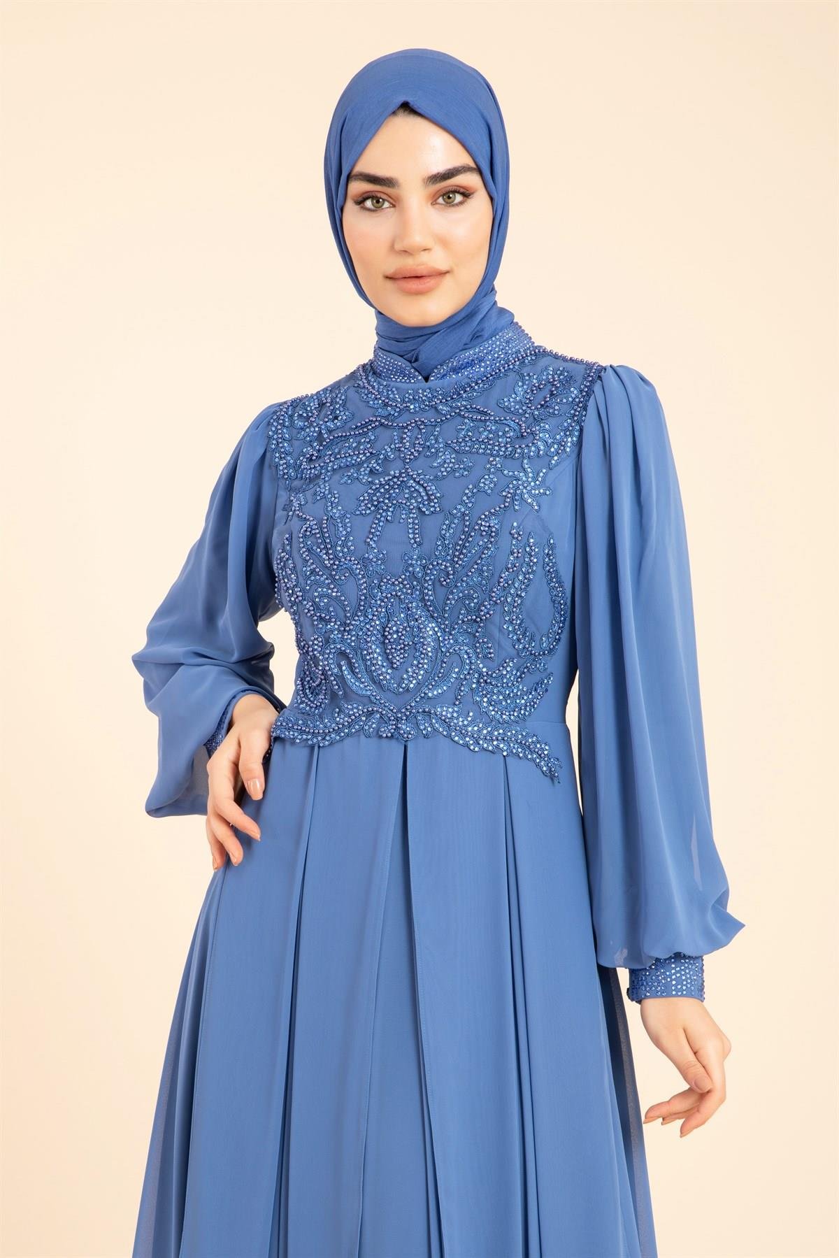 فستان السهرة الحجاب 1235