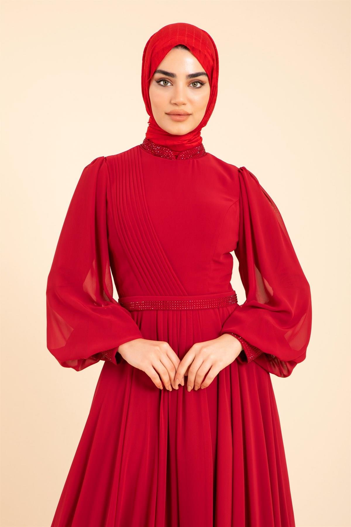 فستان السهرة الحجاب 1245