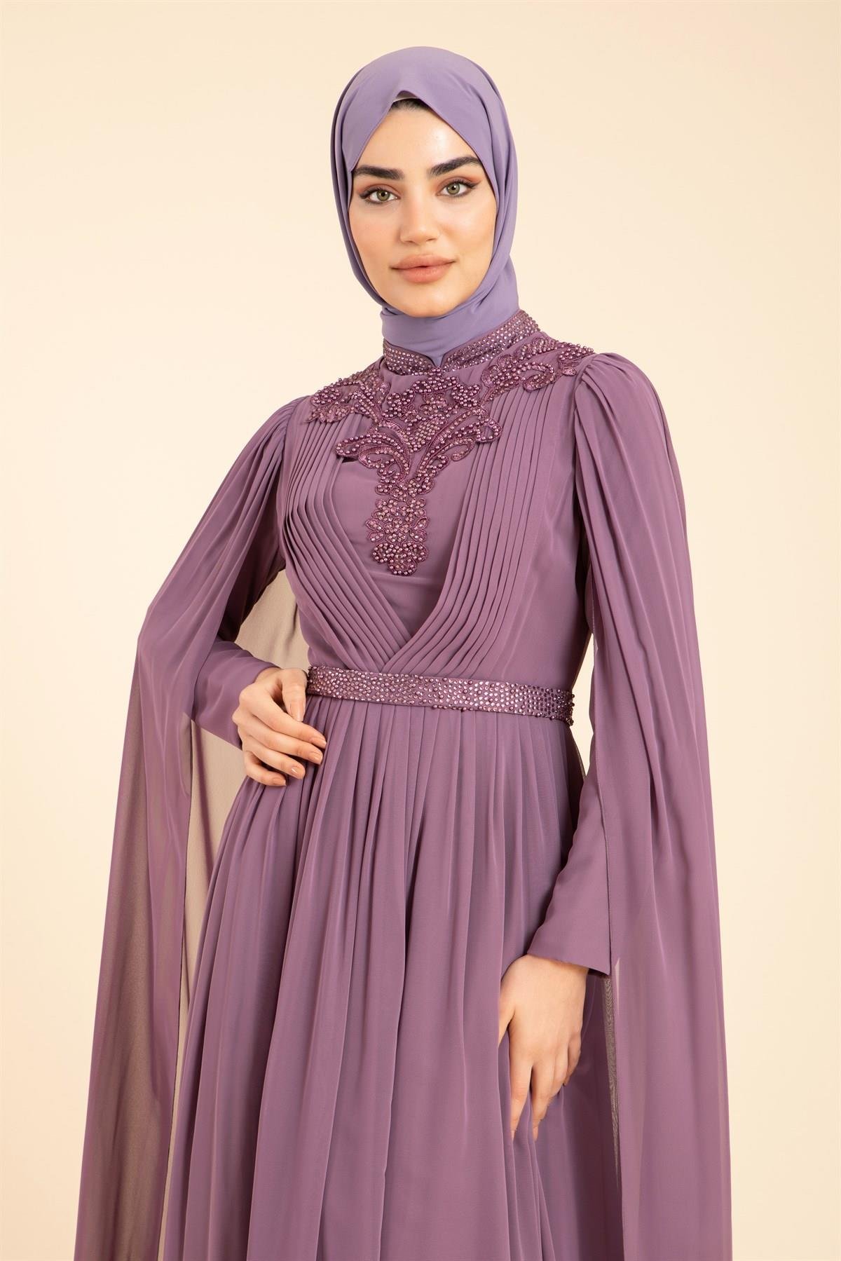 فستان السهرة الحجاب 1255