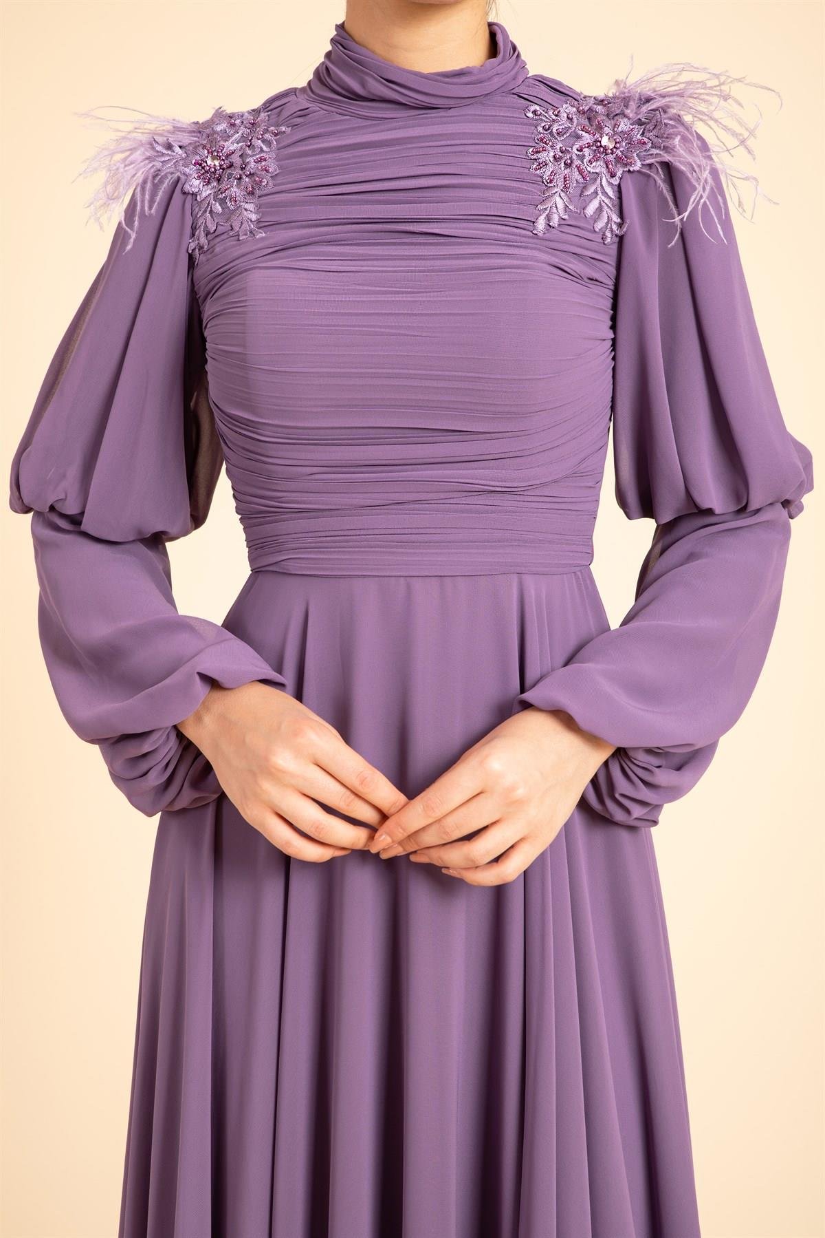 فستان السهرة الحجاب 4306