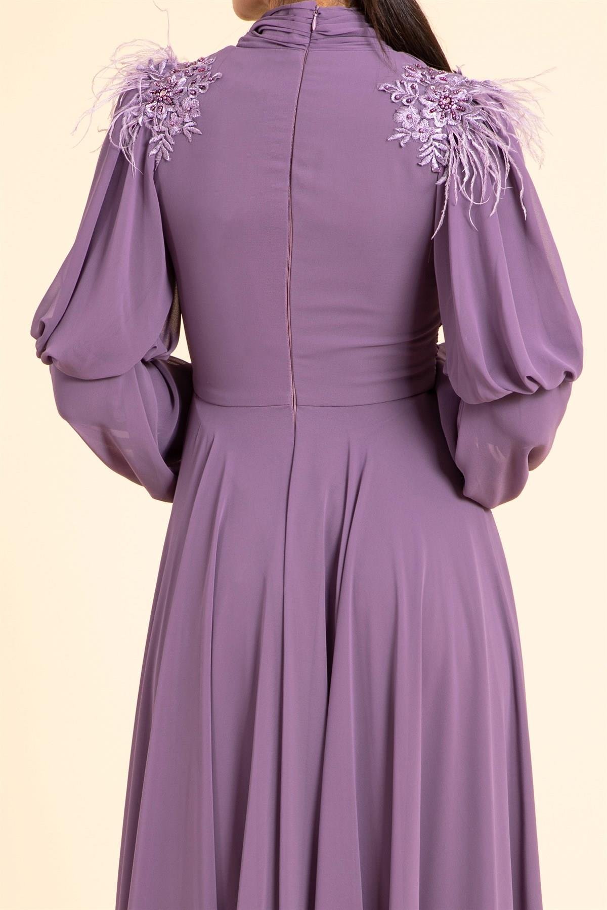 فستان السهرة الحجاب 4306