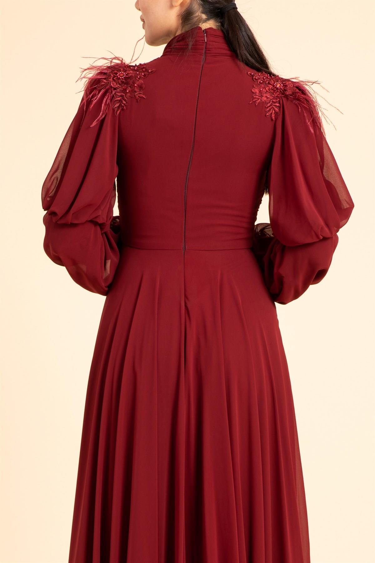 فستان السهرة الحجاب 4306