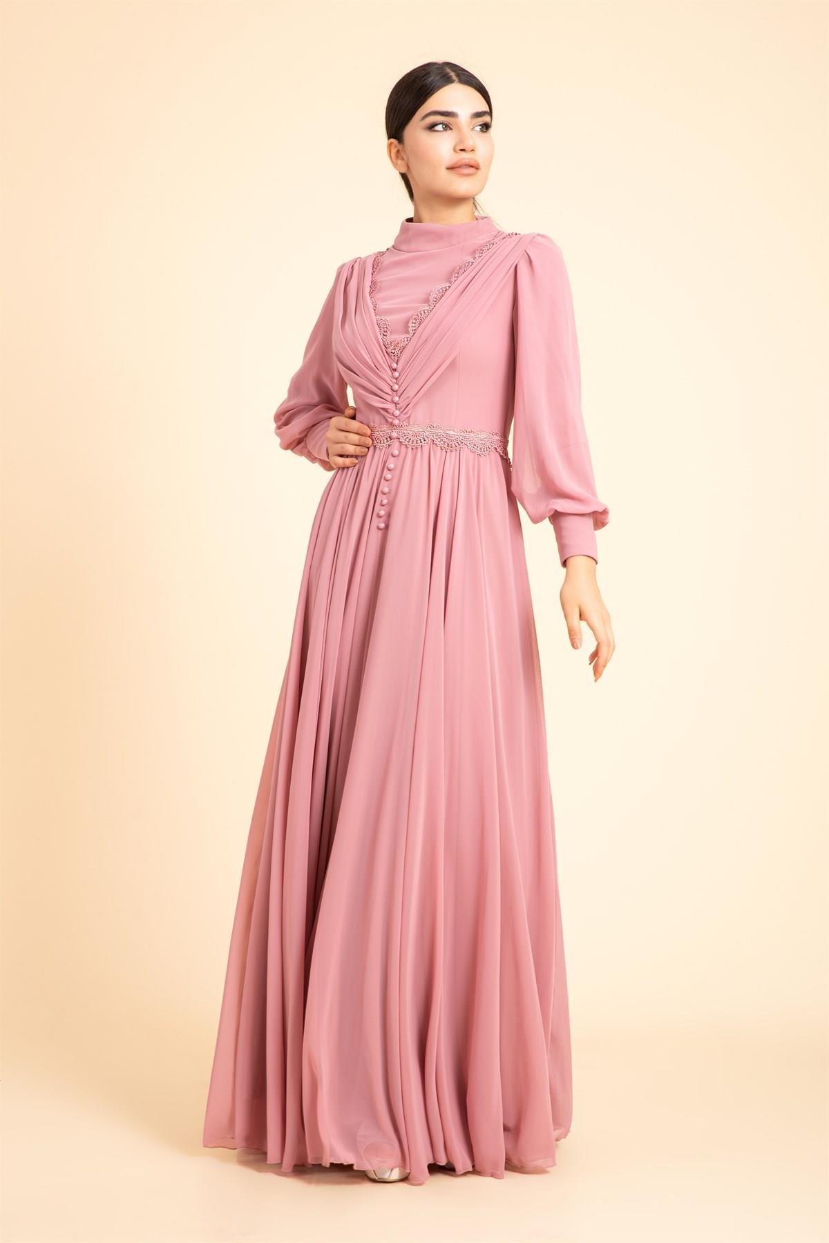 فستان السهرة الحجاب 4312