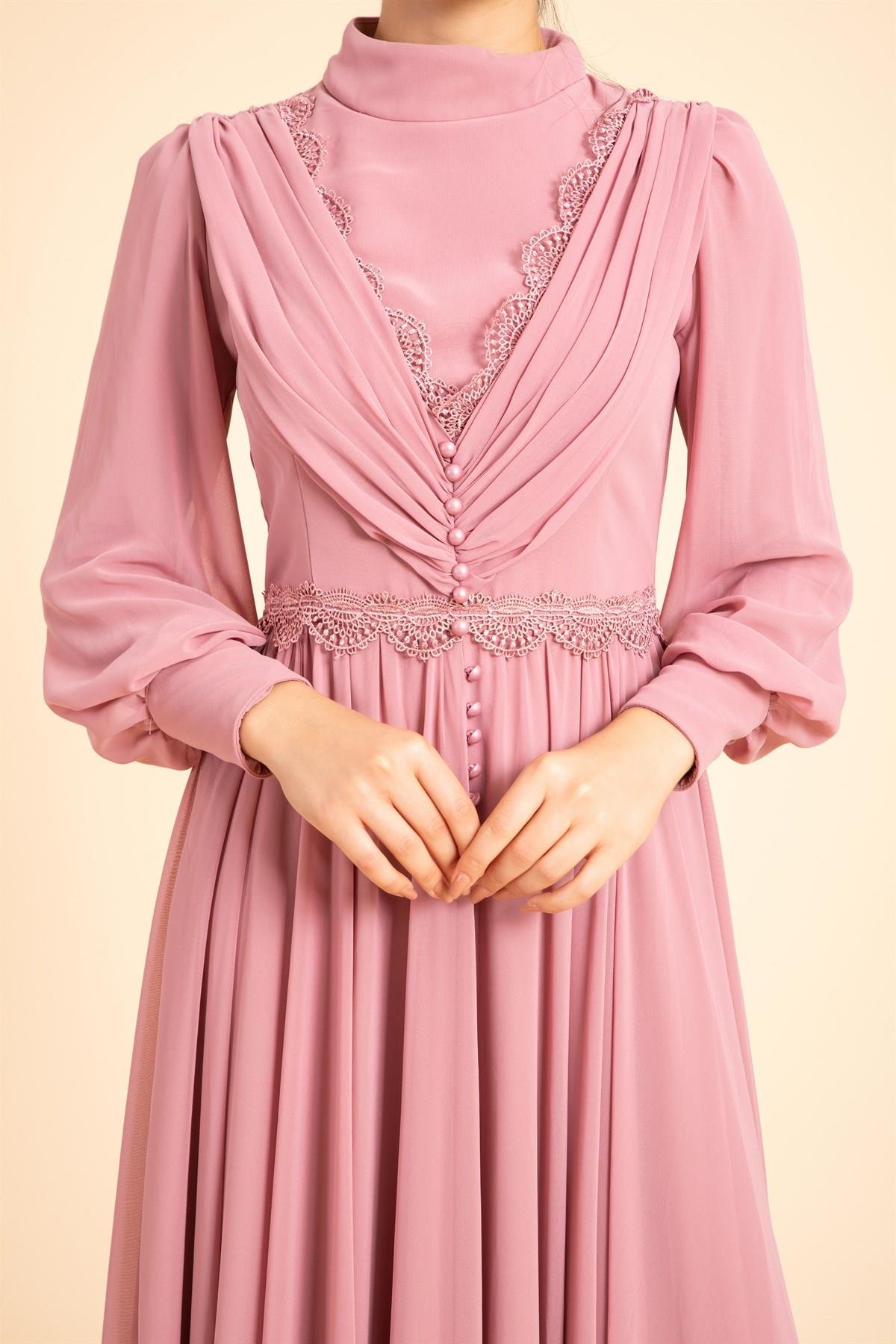 فستان السهرة الحجاب 4312