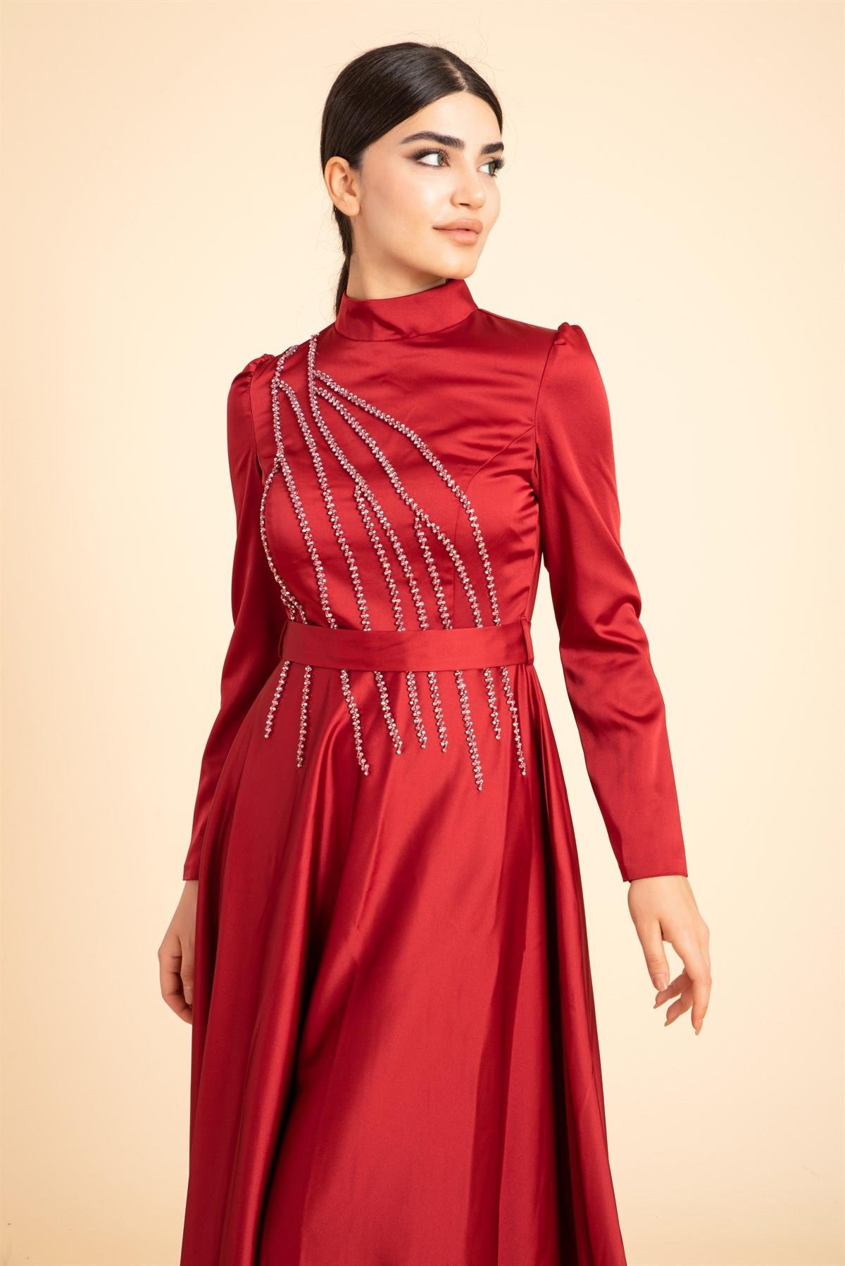 فستان السهرة الحجاب 4337