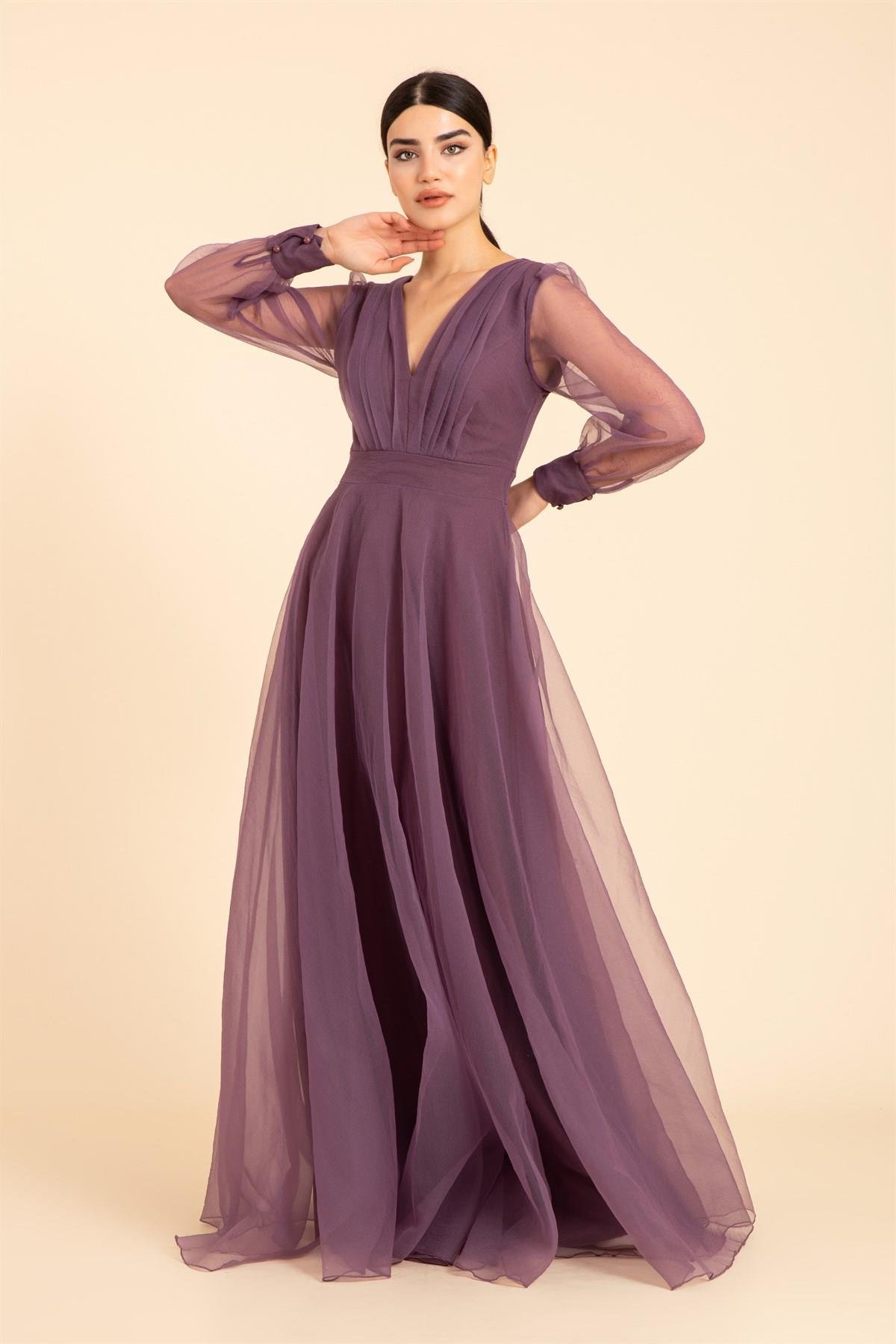 فستان سهرة طويل 3062