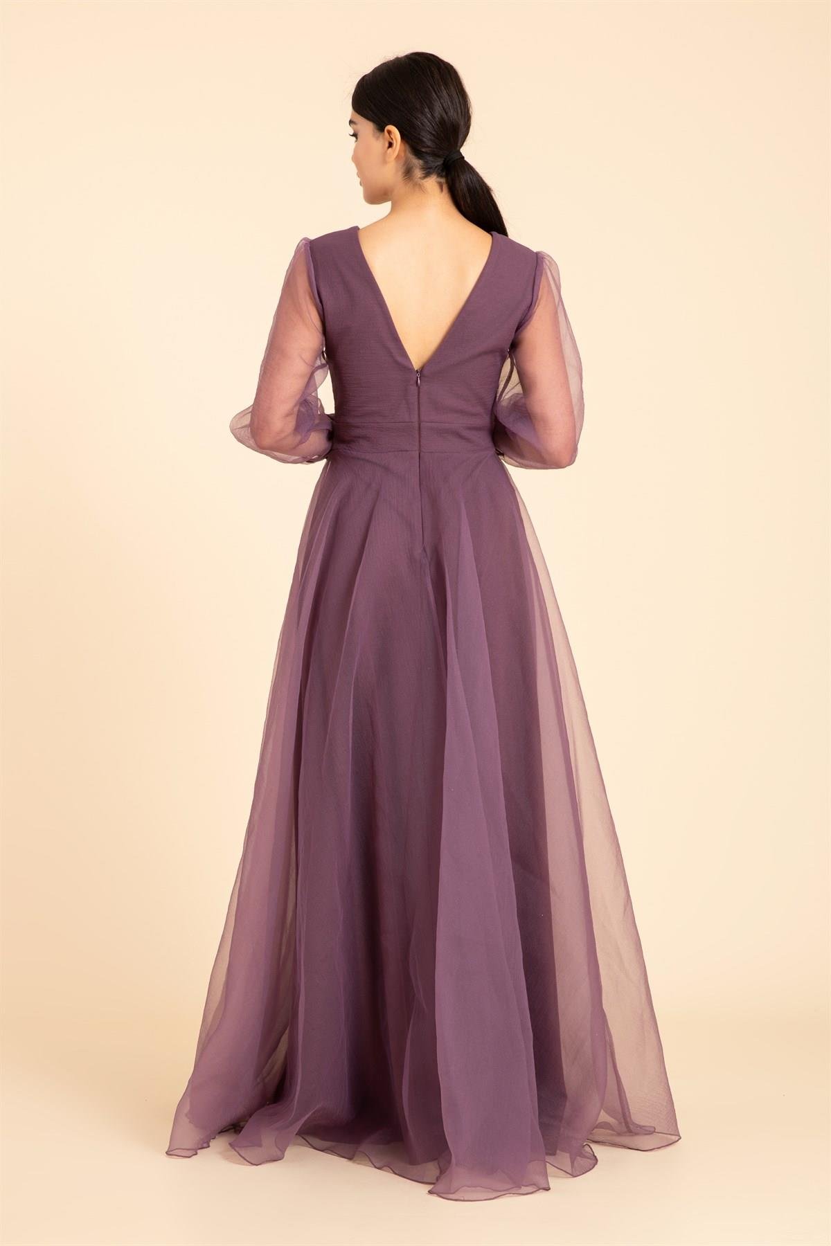 فستان سهرة طويل 3062