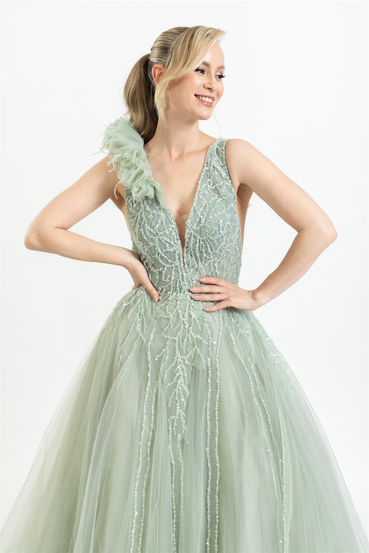 Nafide ABİYE ELBİSE -690-