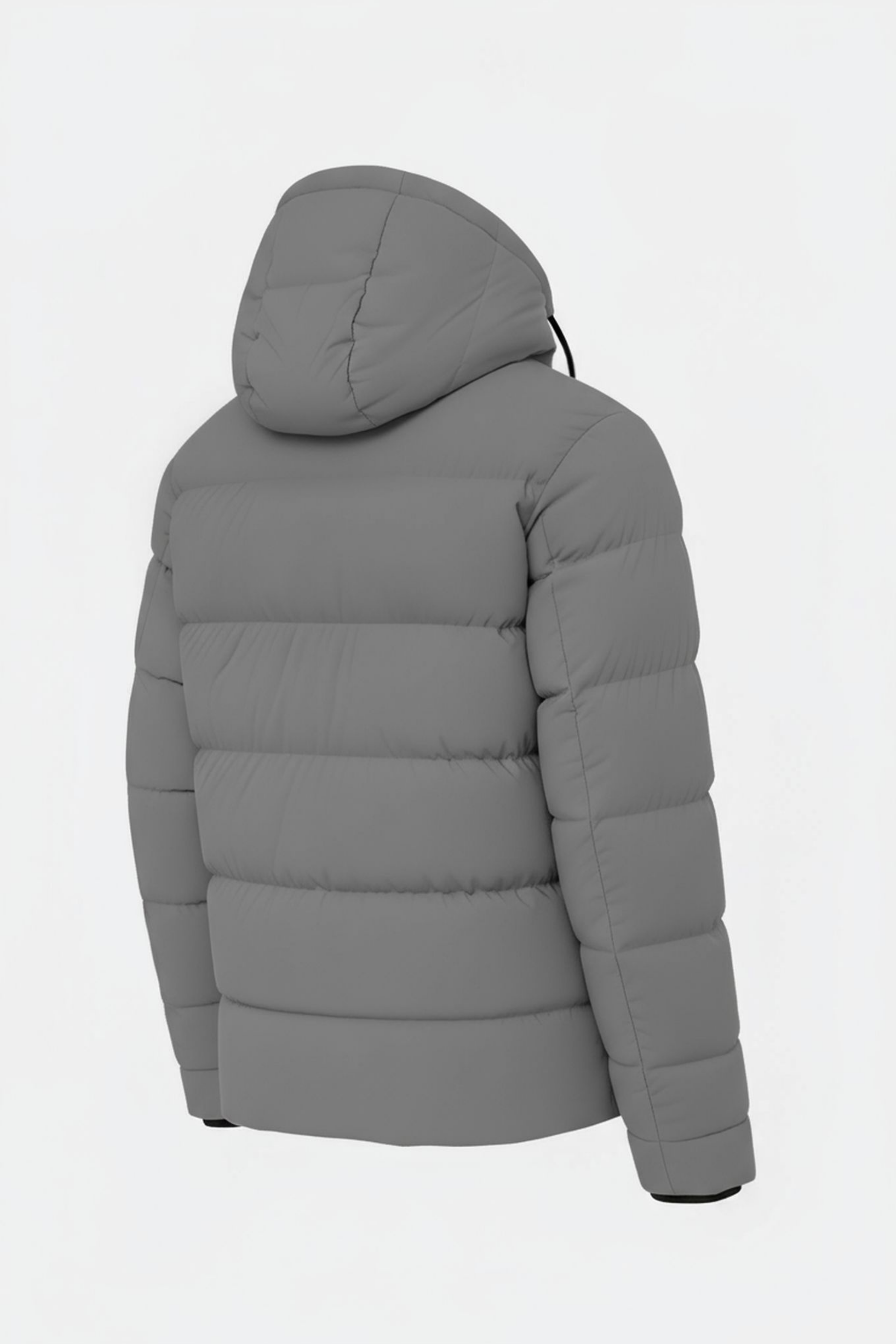 Erkek Gri Erkek Outdoor Su Geçirmez Kapüşonlu Kışlık Kaban – Rüzgar ve Yağmura Dayanıklı  Mont&Kaban