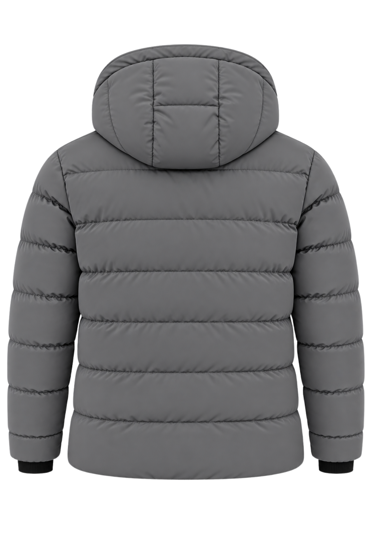 Erkek Gri Erkek Outdoor Su Geçirmez Kapüşonlu Kışlık Kaban – Rüzgar ve Yağmura Dayanıklı  Mont&Kaban
