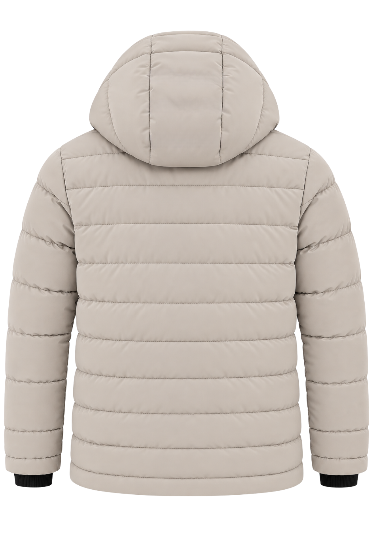 Erkek Krem Erkek Outdoor Su Geçirmez Kapüşonlu Kışlık Kaban – Rüzgar ve Yağmura Dayanıklı  Mont&Kaban