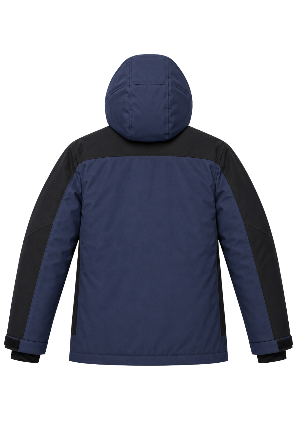 Erkek Lacivert Softshell Mont Kapüşonlu Kışlık Suya Dayanıklı Fermuarlı Cepli Outdoor Mont