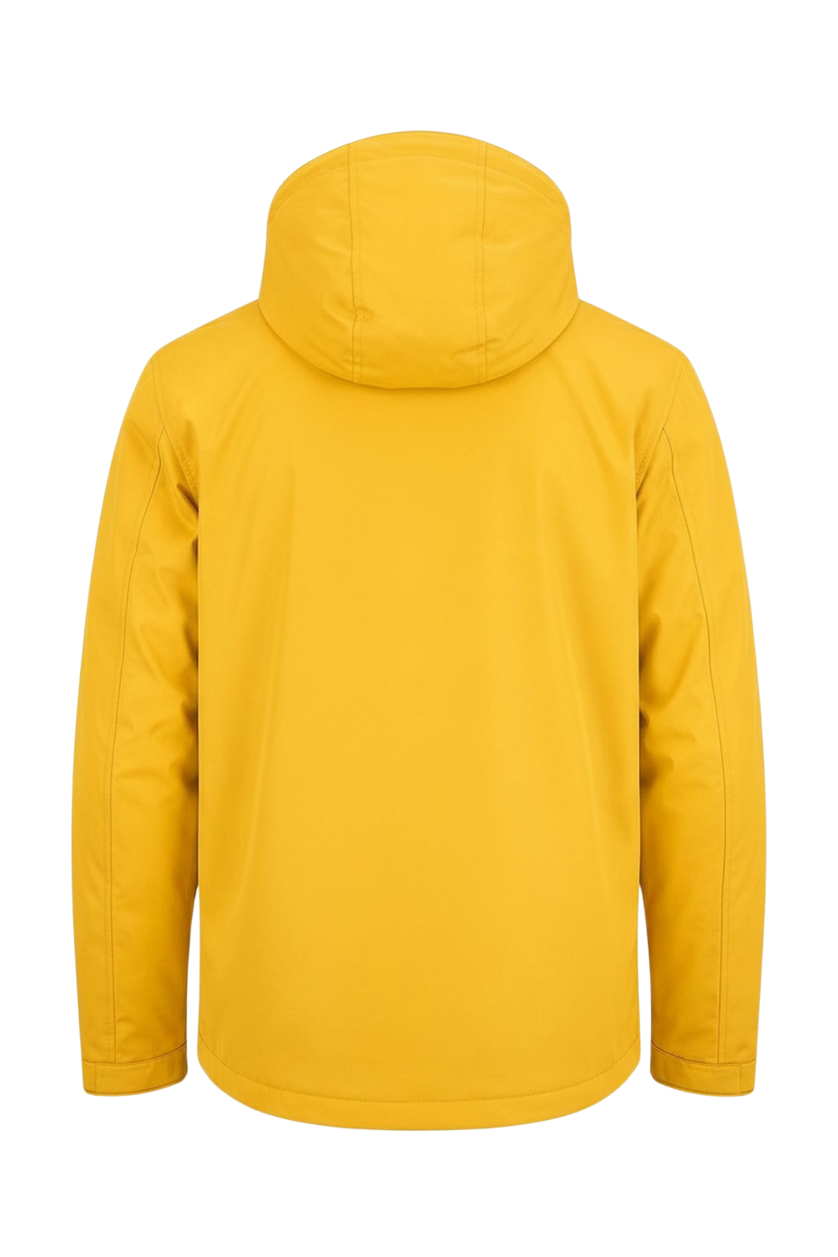 Erkek Sarı Softshell Kapüşonlu İç Cepli Su Ve Rüzgar Geçirmez Mevsimlik&Yazlık Mont