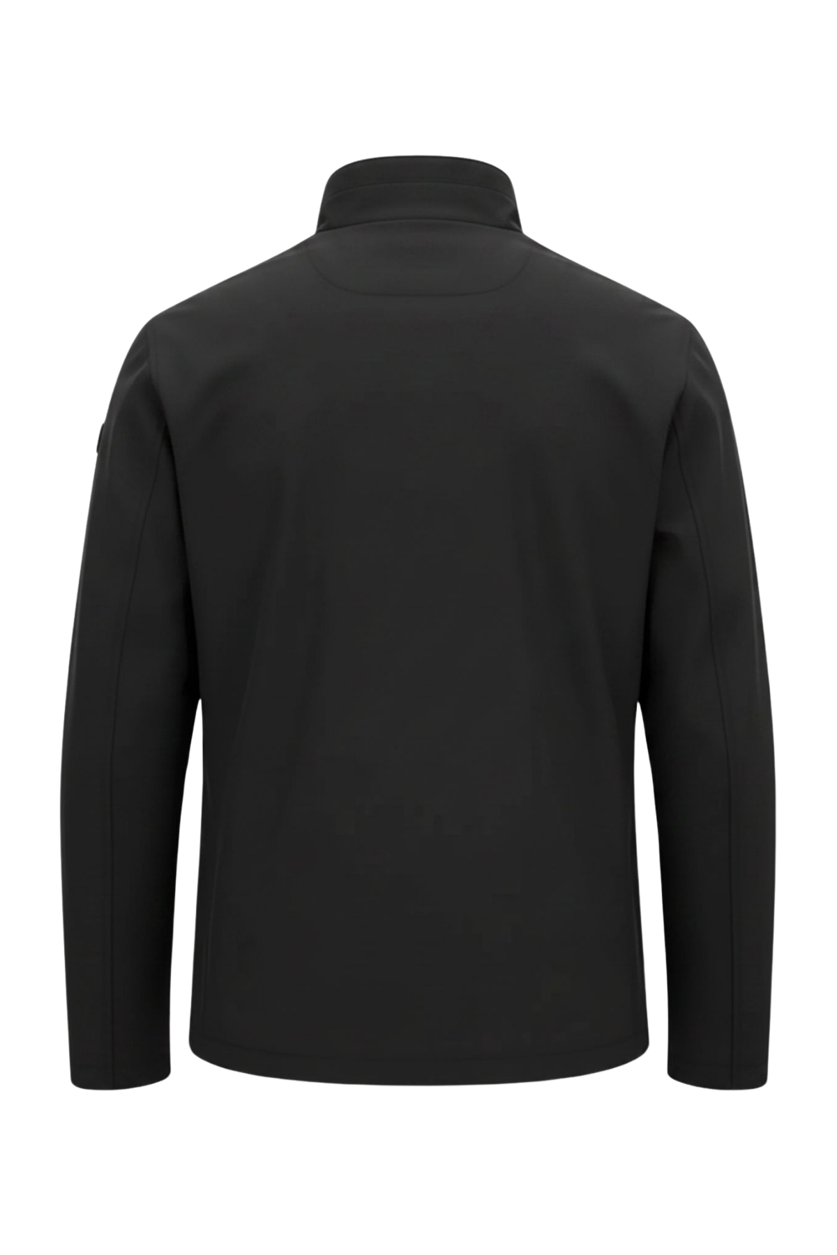 Erkek Siyah Regular Uzun Mevsimlik Pamuk Polyester Karışımlı Safari Mont&Ceket
