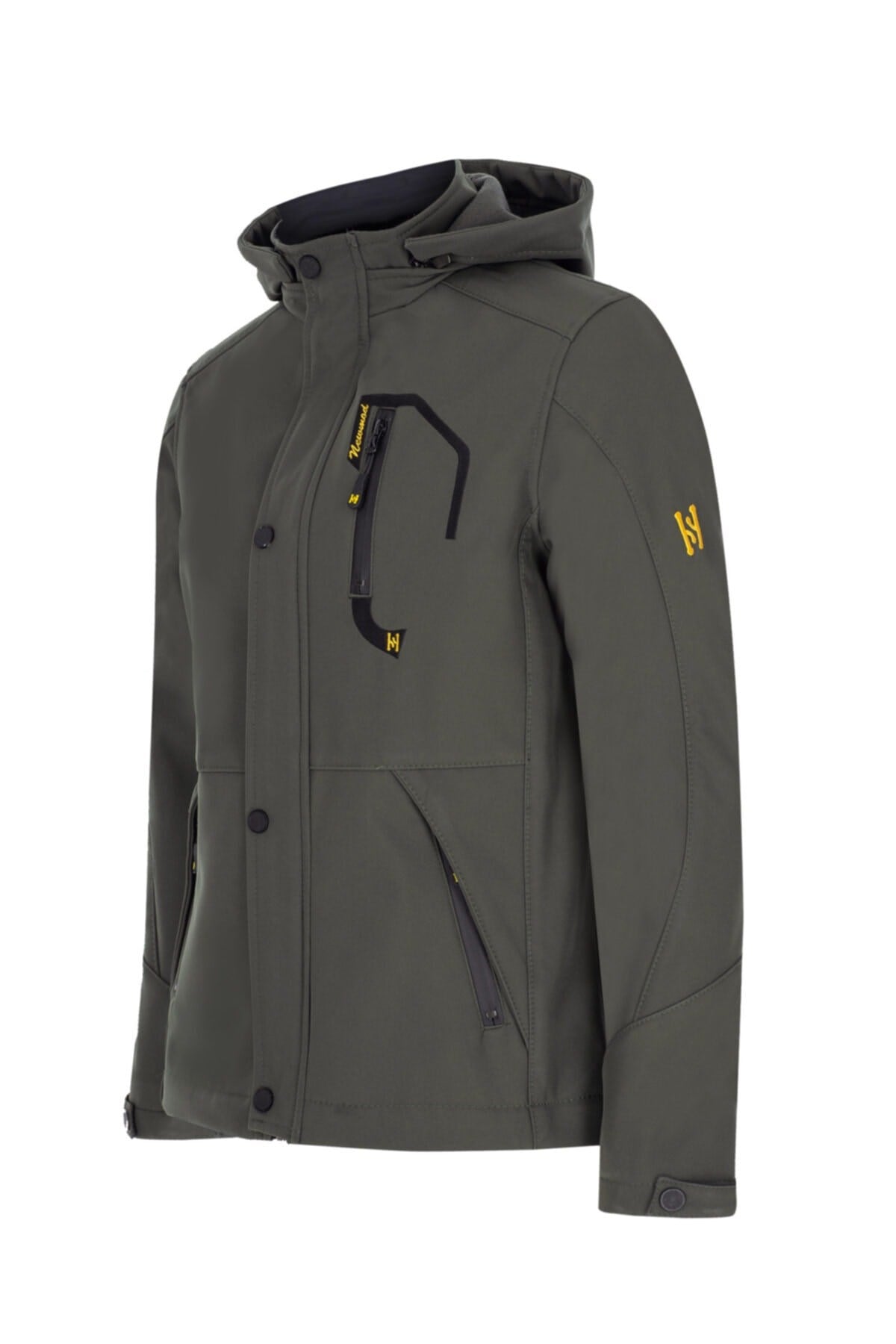 SİVAİST ORJİNAL SOFTSHELL Su ve Rüzgar Geçirmez Gora Tex Kapşonlu Sıcak Ceket - Mont