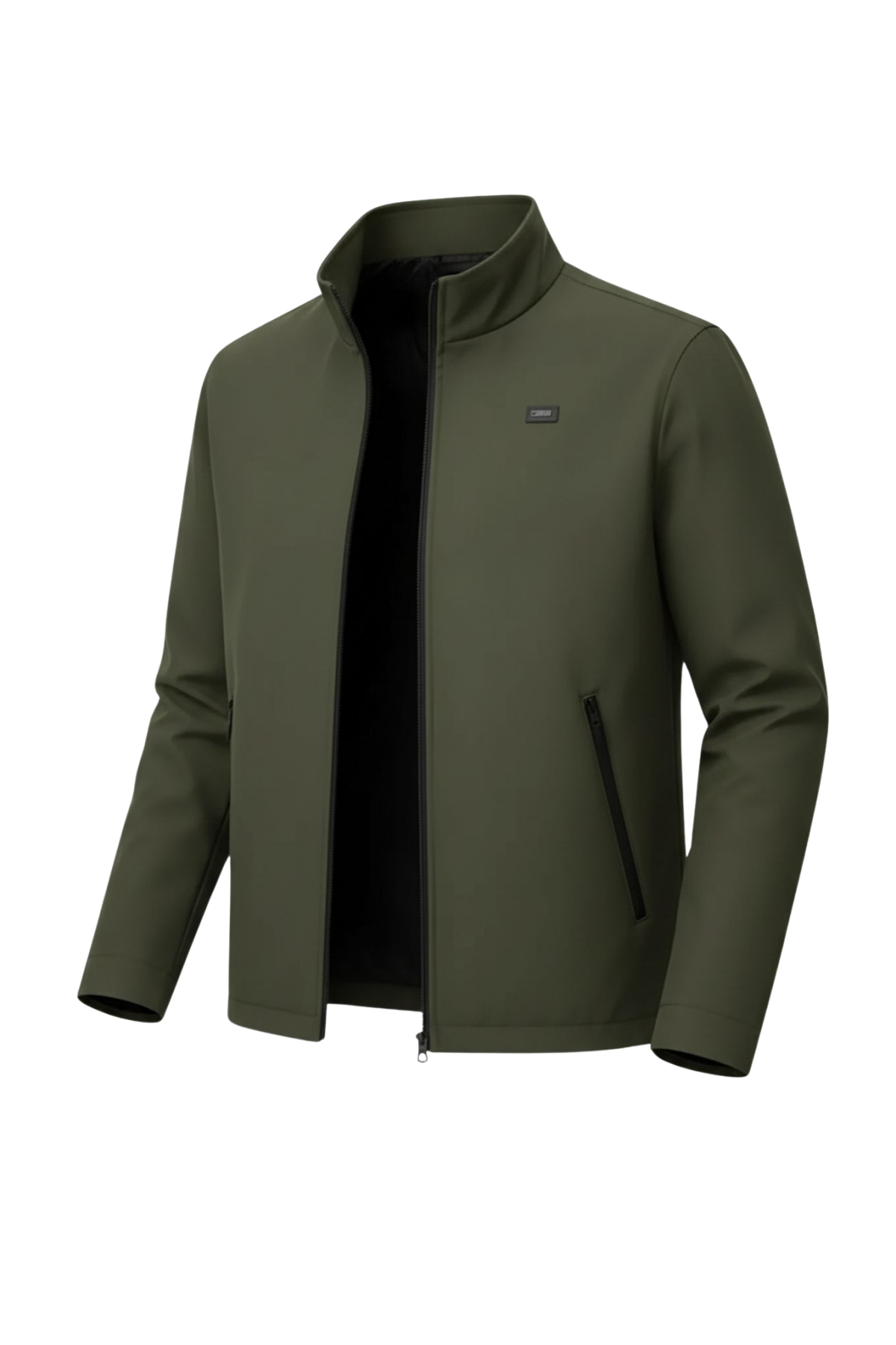 Yeşil Erkek Pamuk Polyester Karışımlı Su Ve Rüzgar Geçirmez Mevsimlik&Yazlık Mont