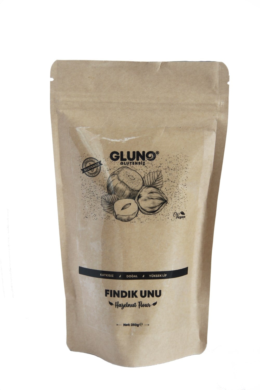 Gluno Glutensiz Fındık Unu 250gr