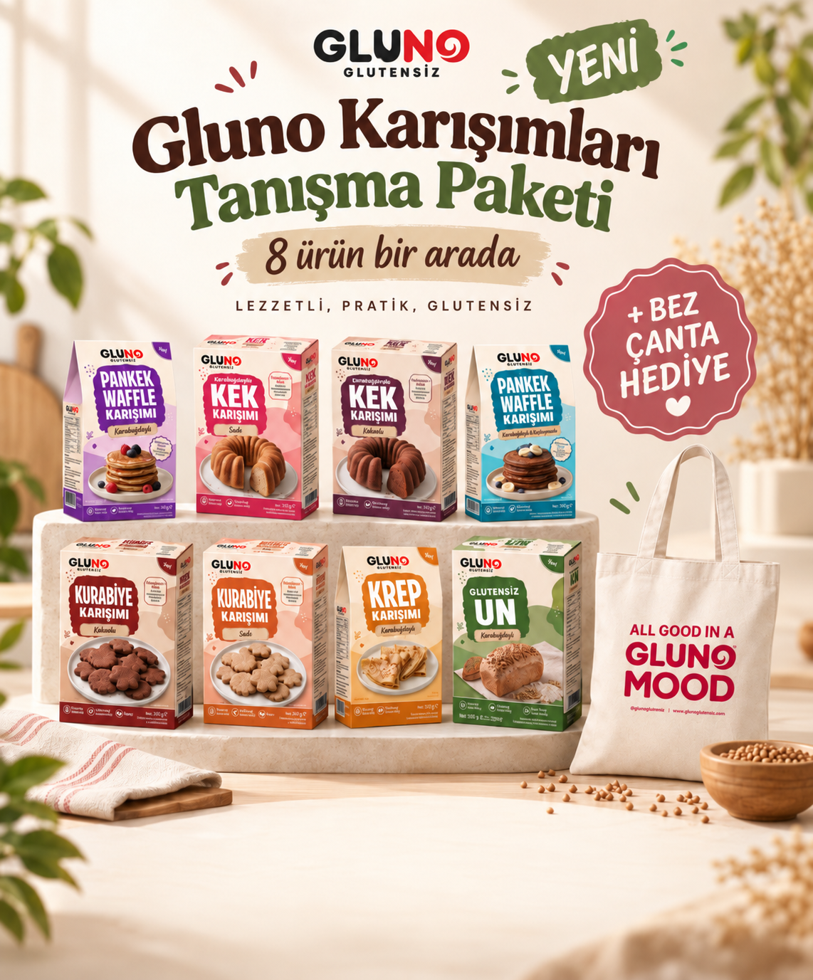 Gluno Toz Karışımlar Tanışma Seti