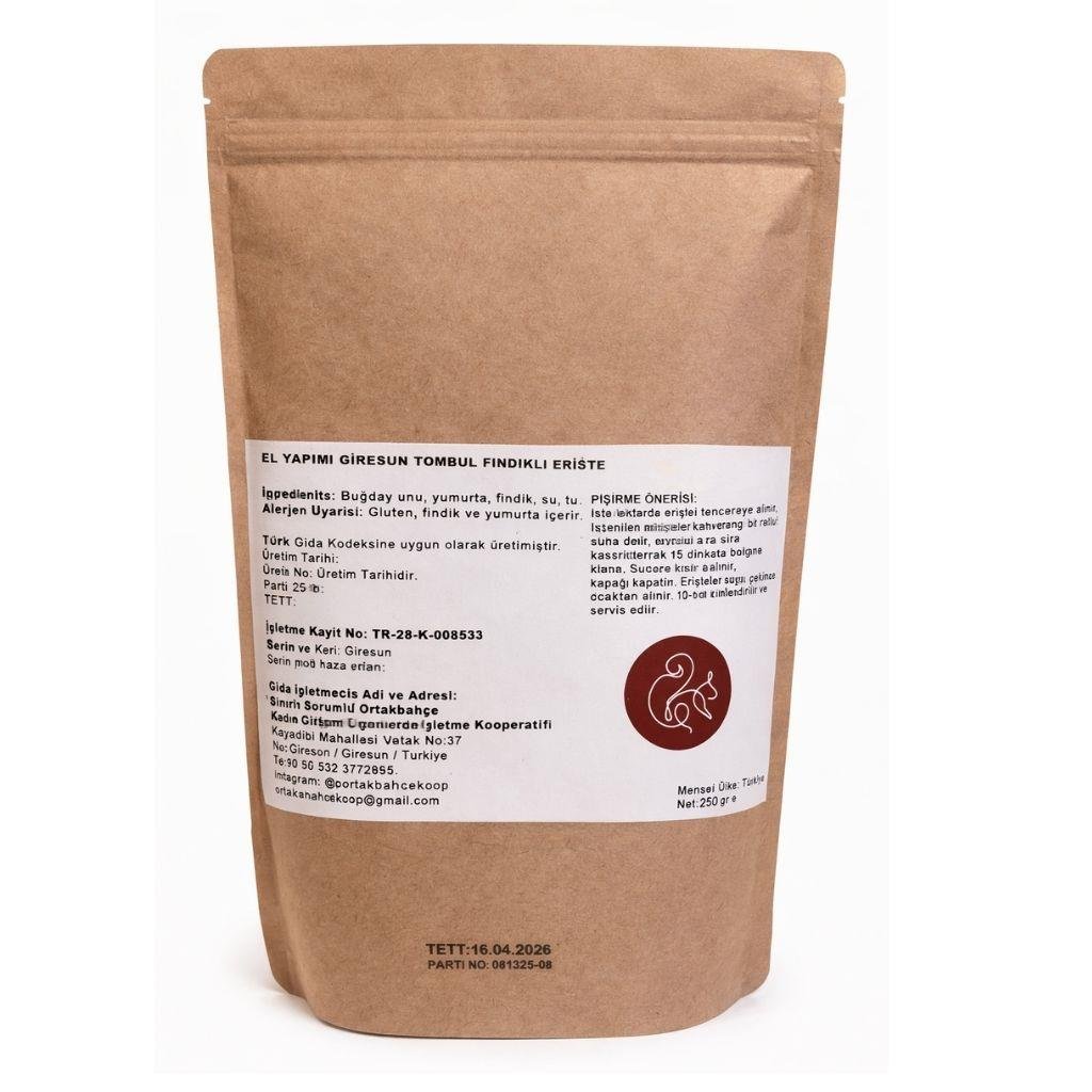 250 GR FINDIKLI ERİŞTE ORTAKBAHÇE