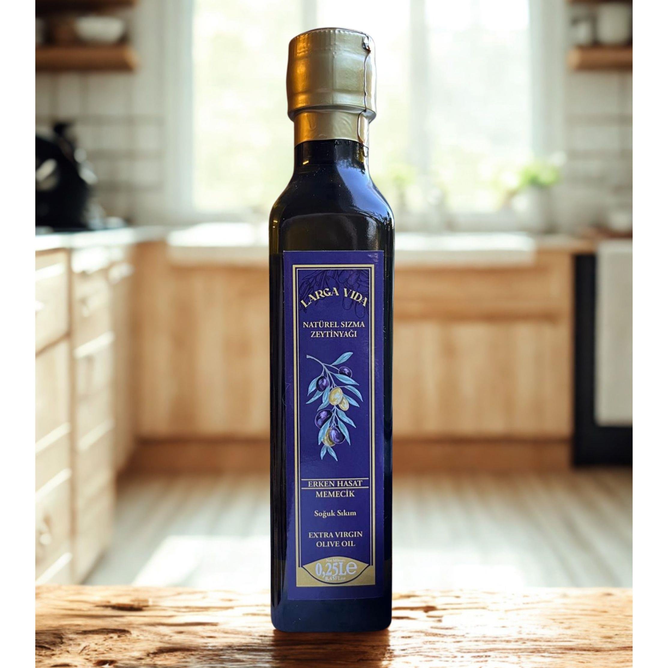 250 ML LARGA VİDA SOĞUK SIKIM ERKEN HASAT SIZMA ZEYTİNYAĞI 