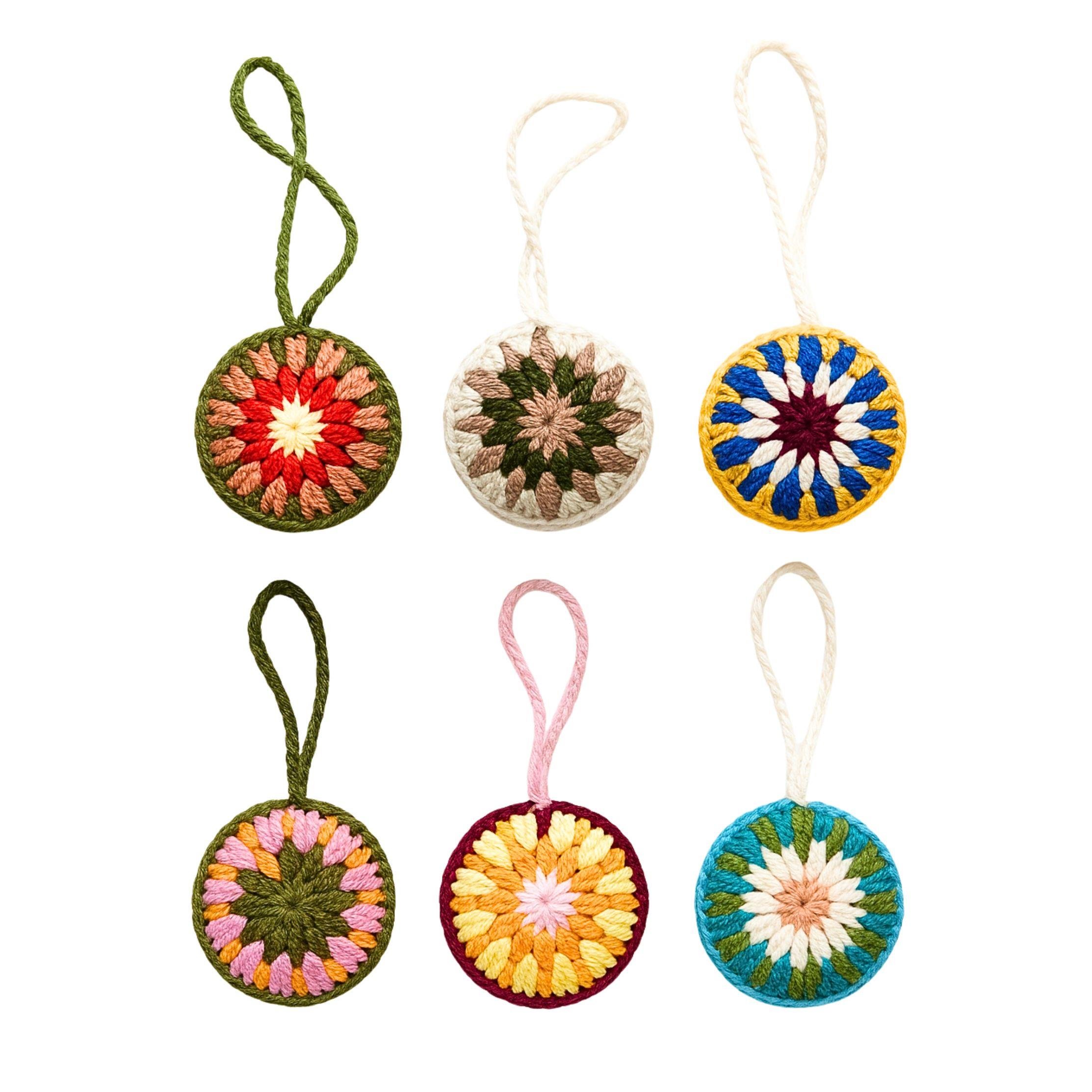 6 Lü  Amigurimi Top  Süsleri  Seti  ETSY
