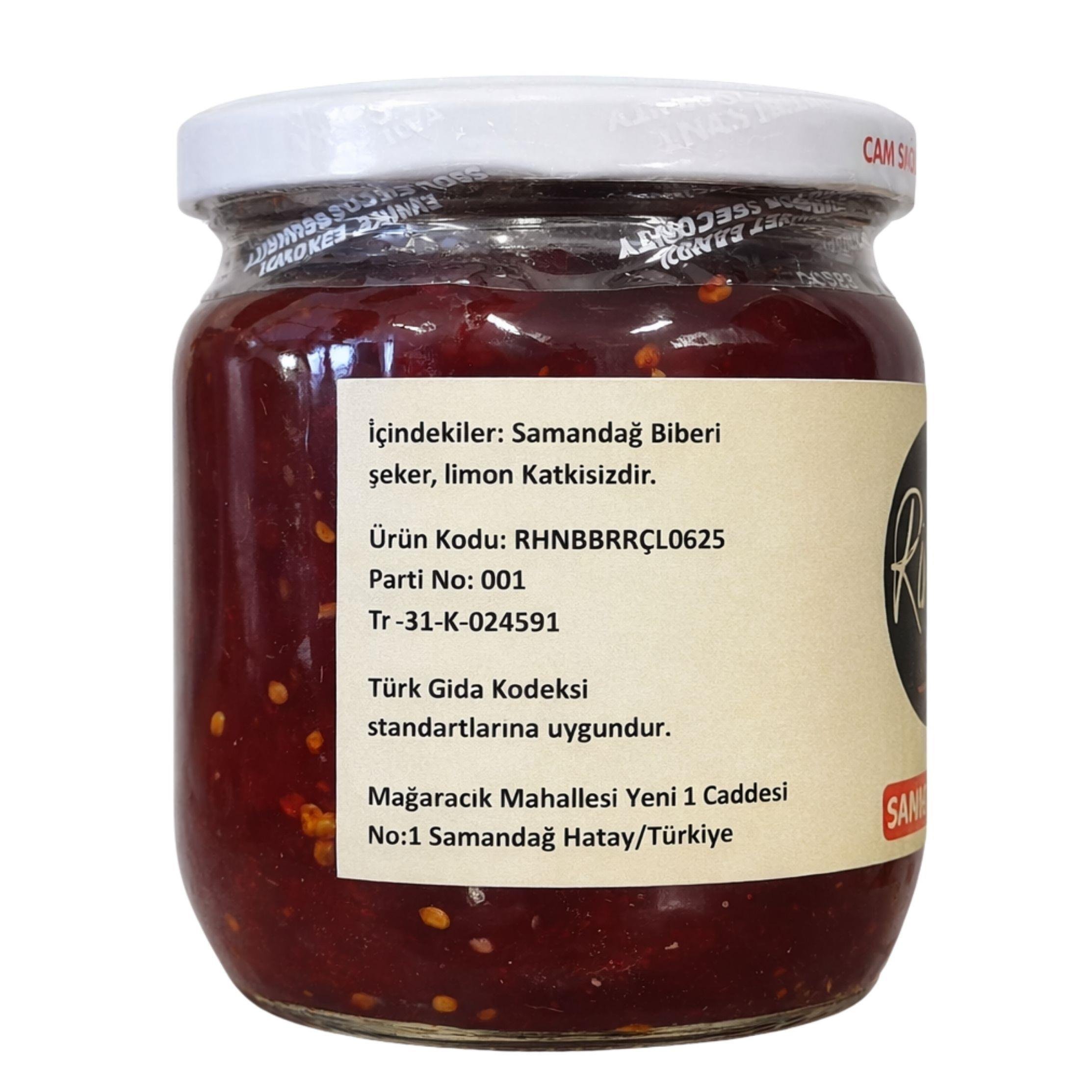 450 GR ACI BİBER REÇELİ RİHEN