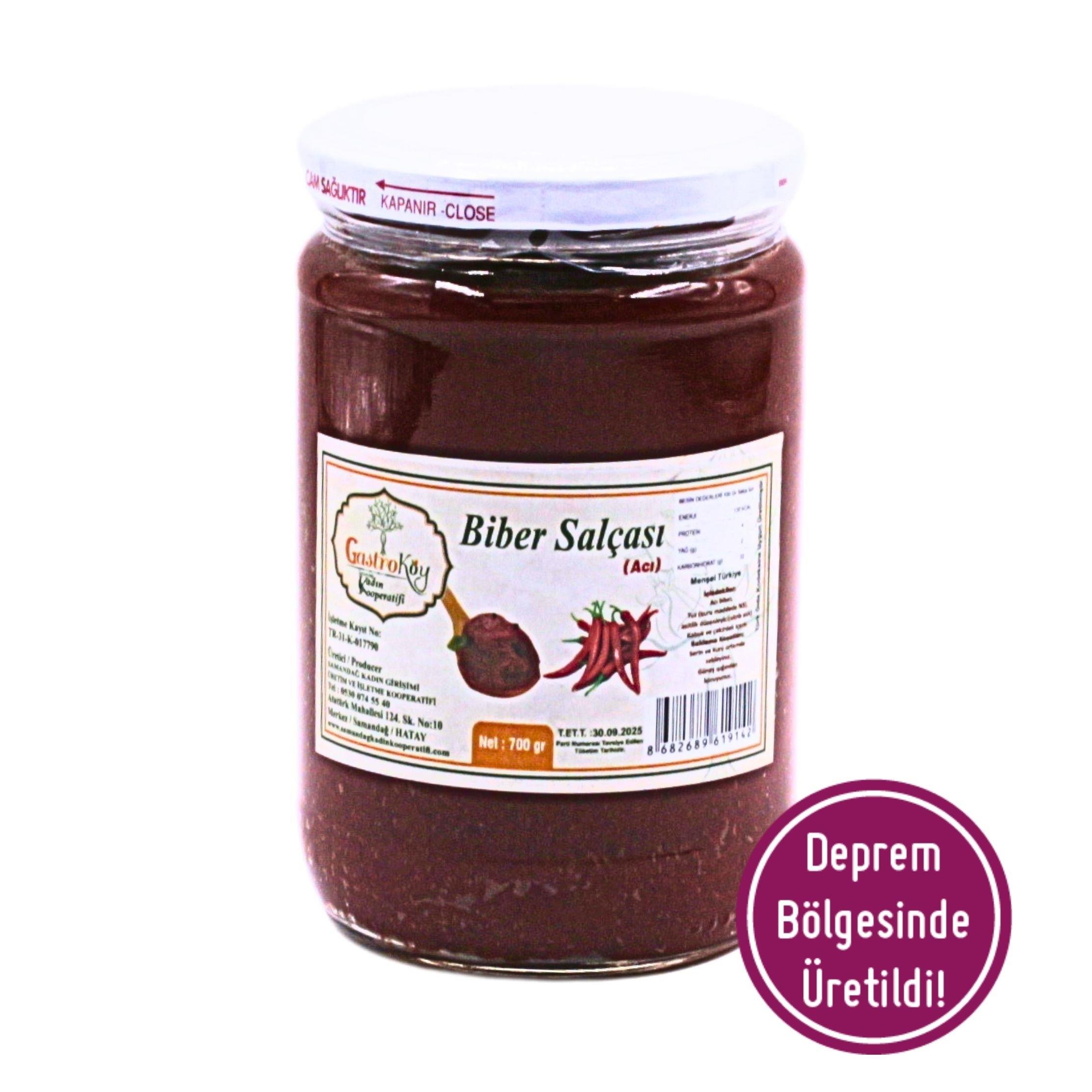 ACI BİBER SALÇASI 700 GR SAMANDAĞ