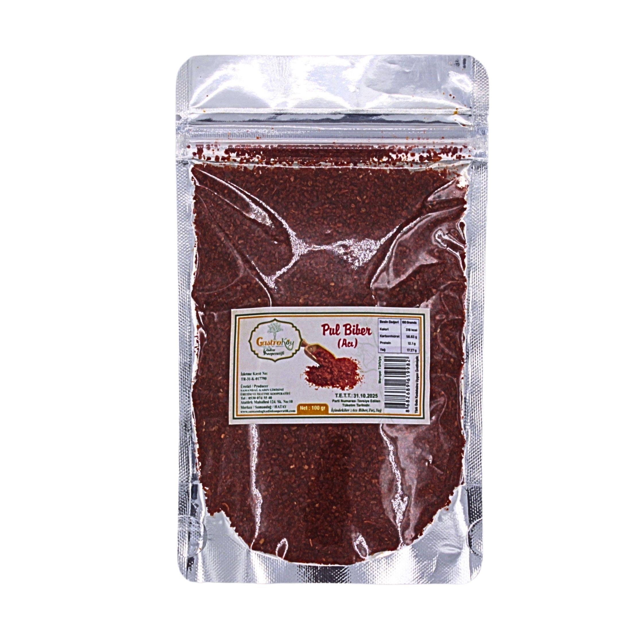 Acı Pul Biber 100 G Samandağ