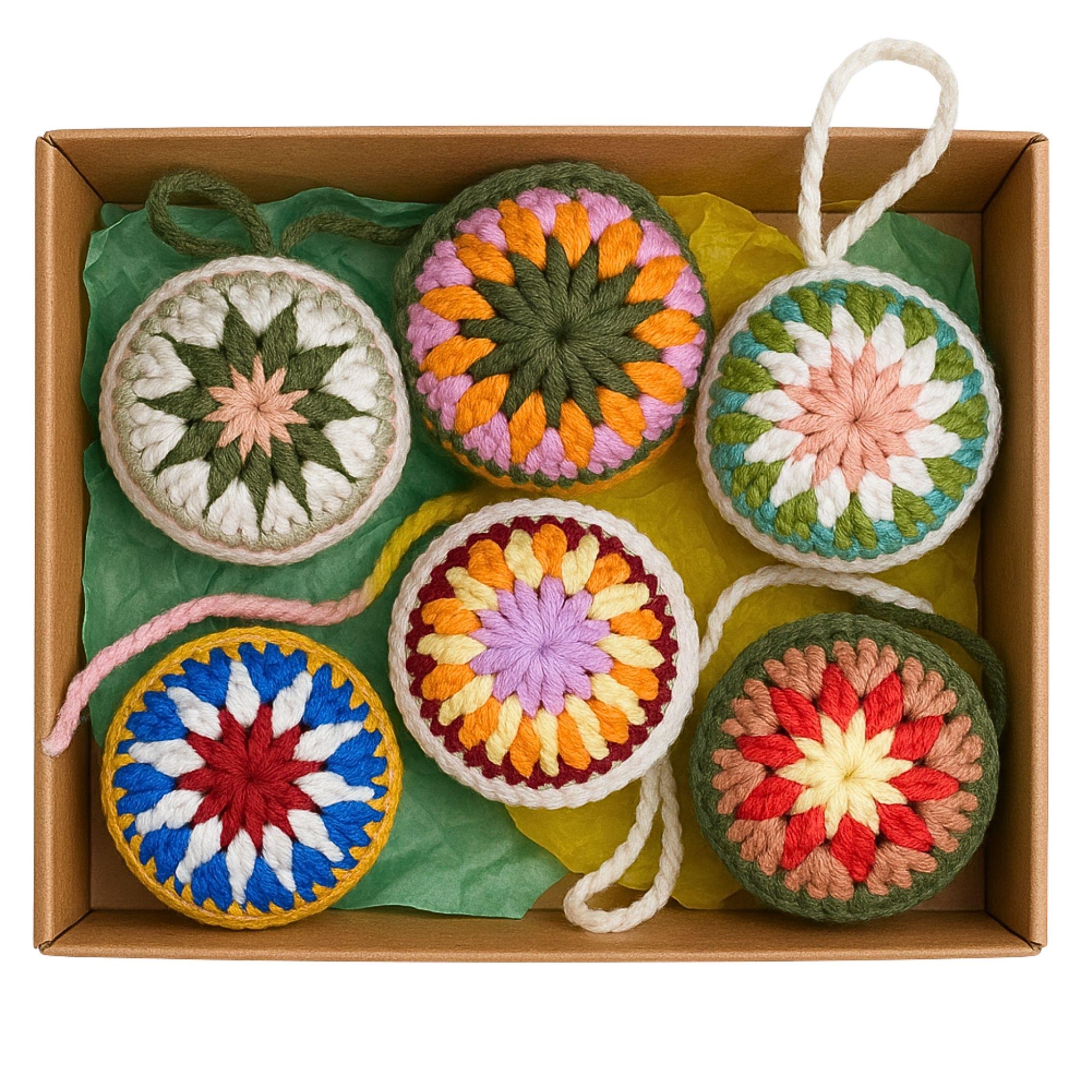 Amigurimi Top Süsleri Seti  6' lı