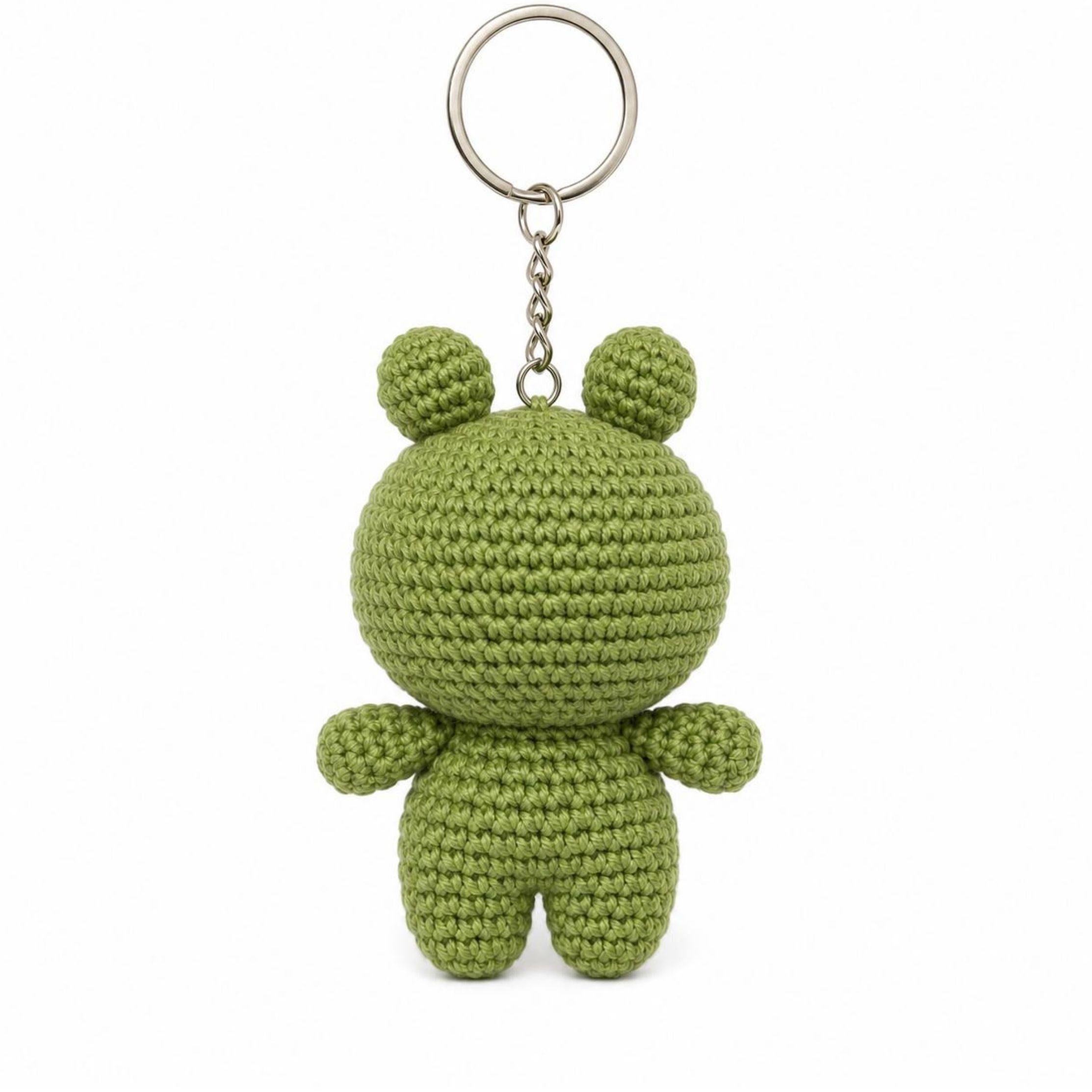 Amigurumi Kurbağa Anahtarlık Uzun